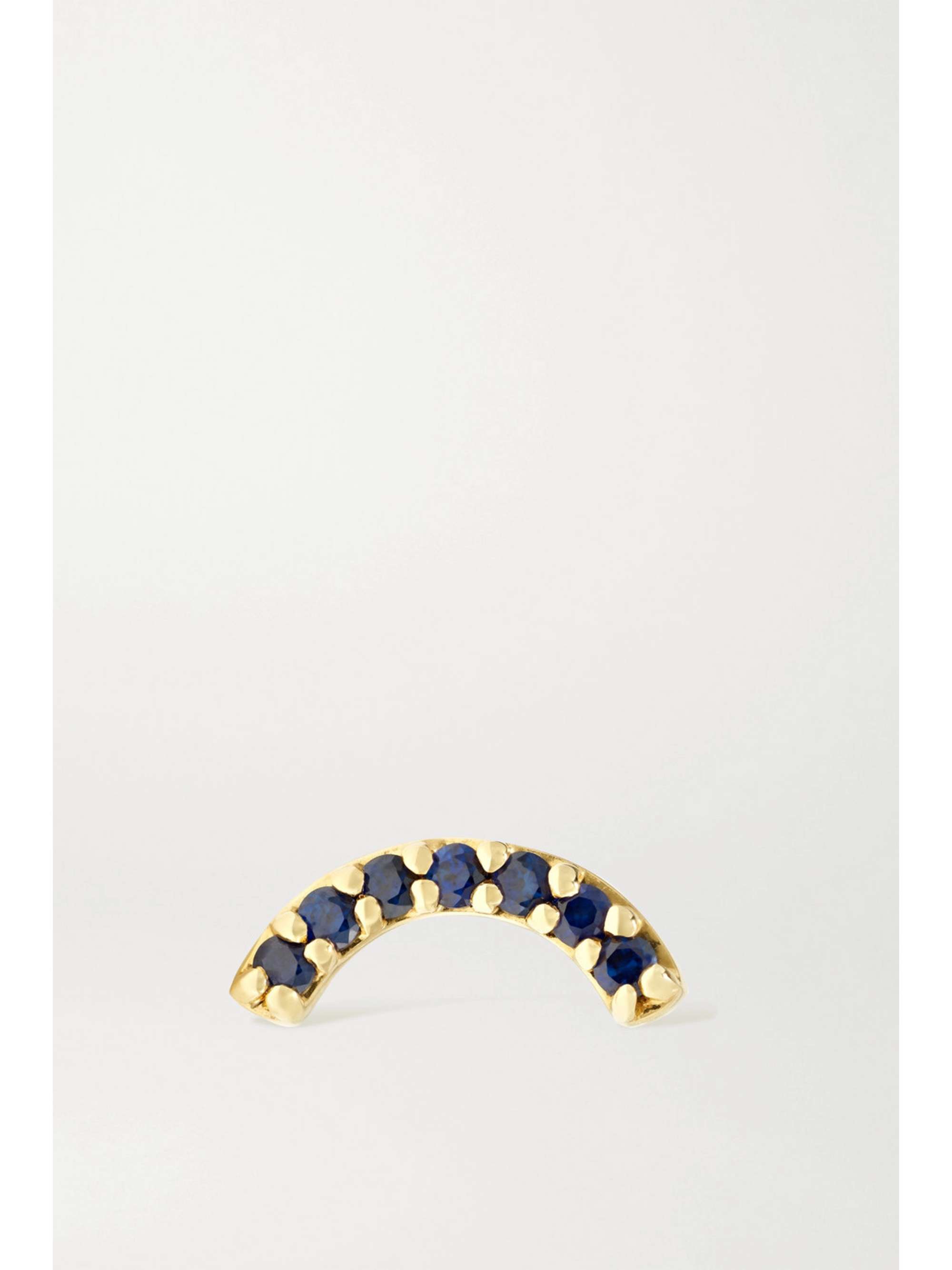 ANDREA FOHRMAN 14-karat gold sapphire earring