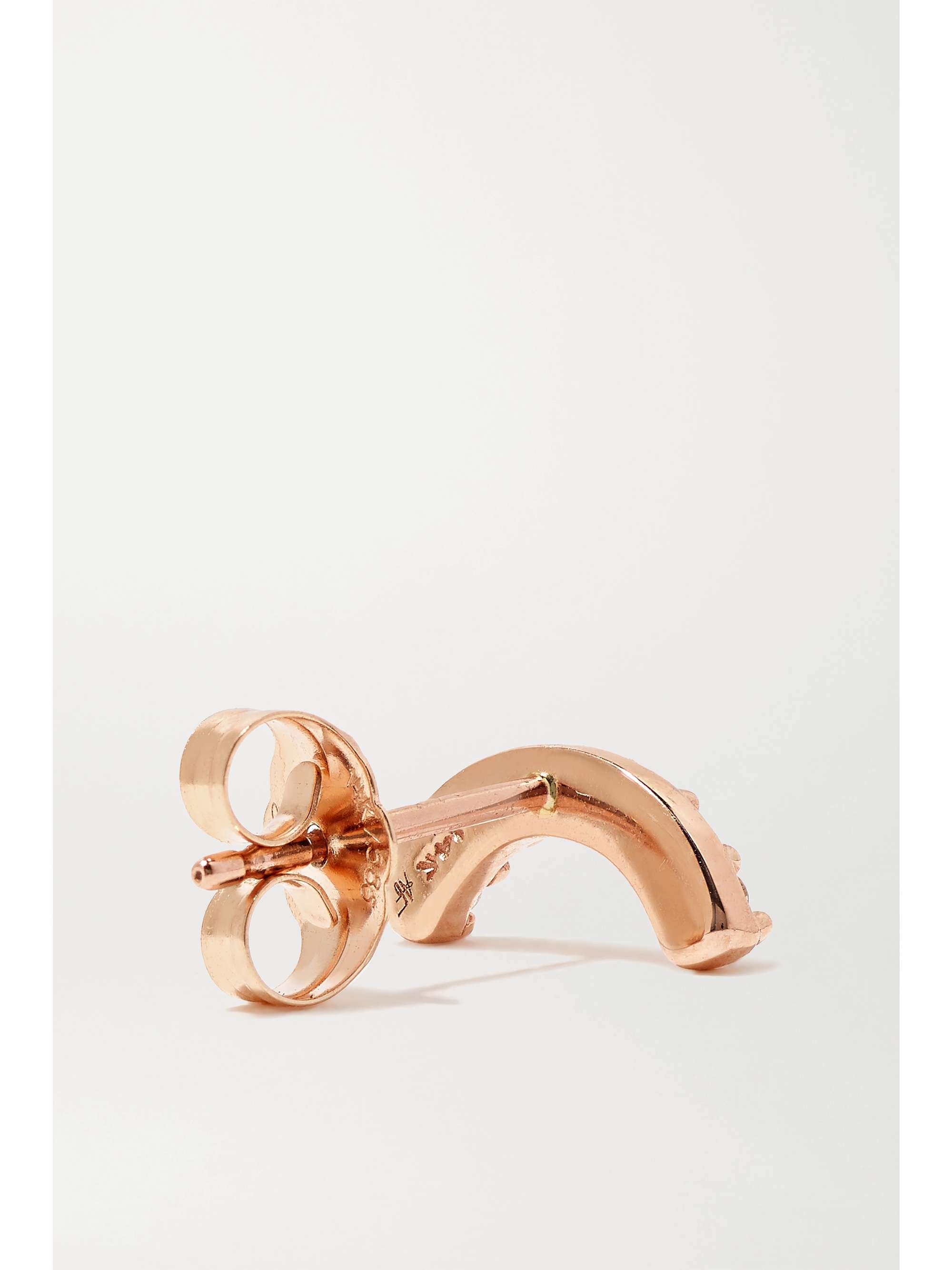 ANDREA FOHRMAN 14-karat gold sapphire earring