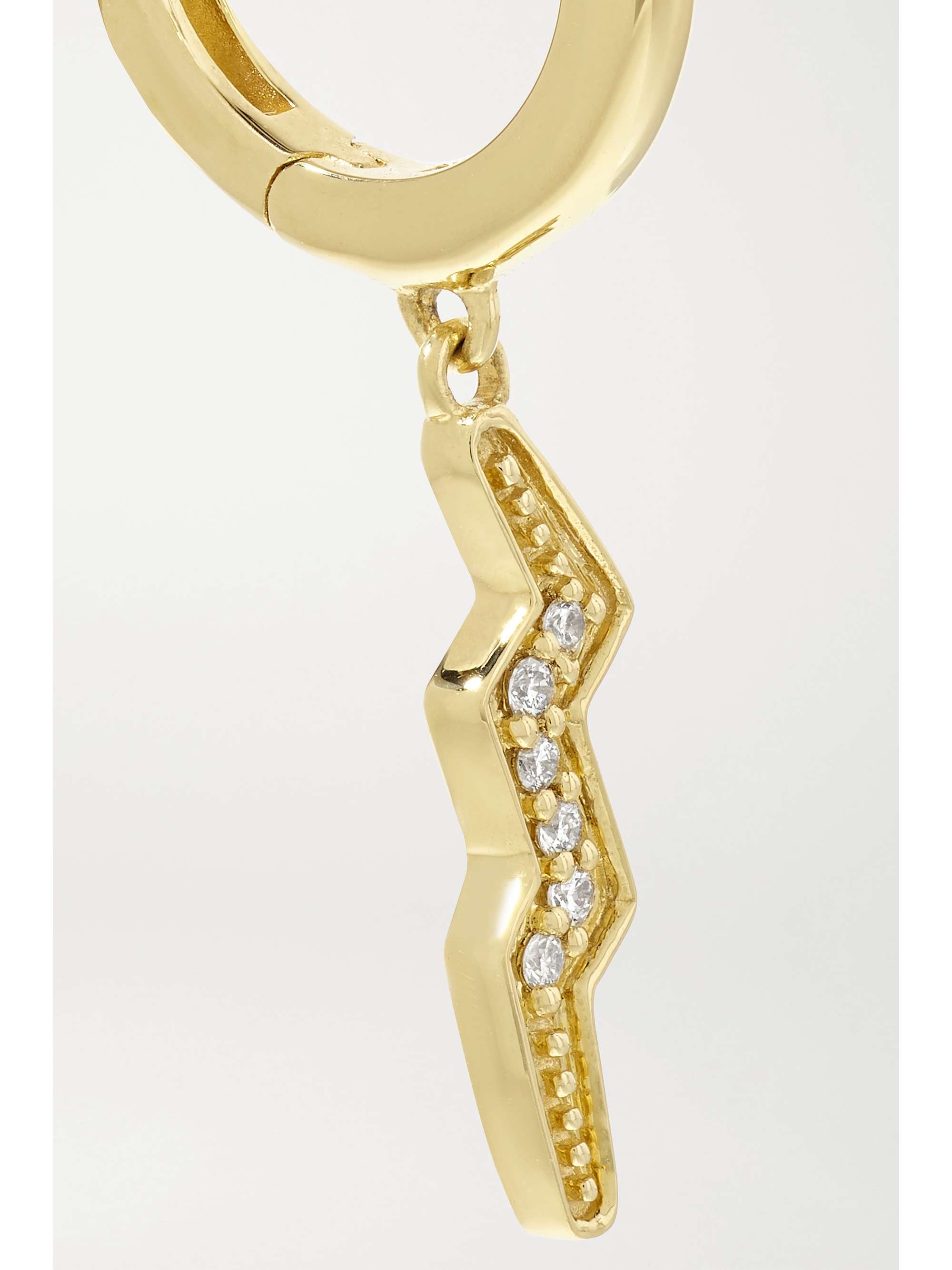 ANDREA FOHRMAN 18-karat gold diamond earring