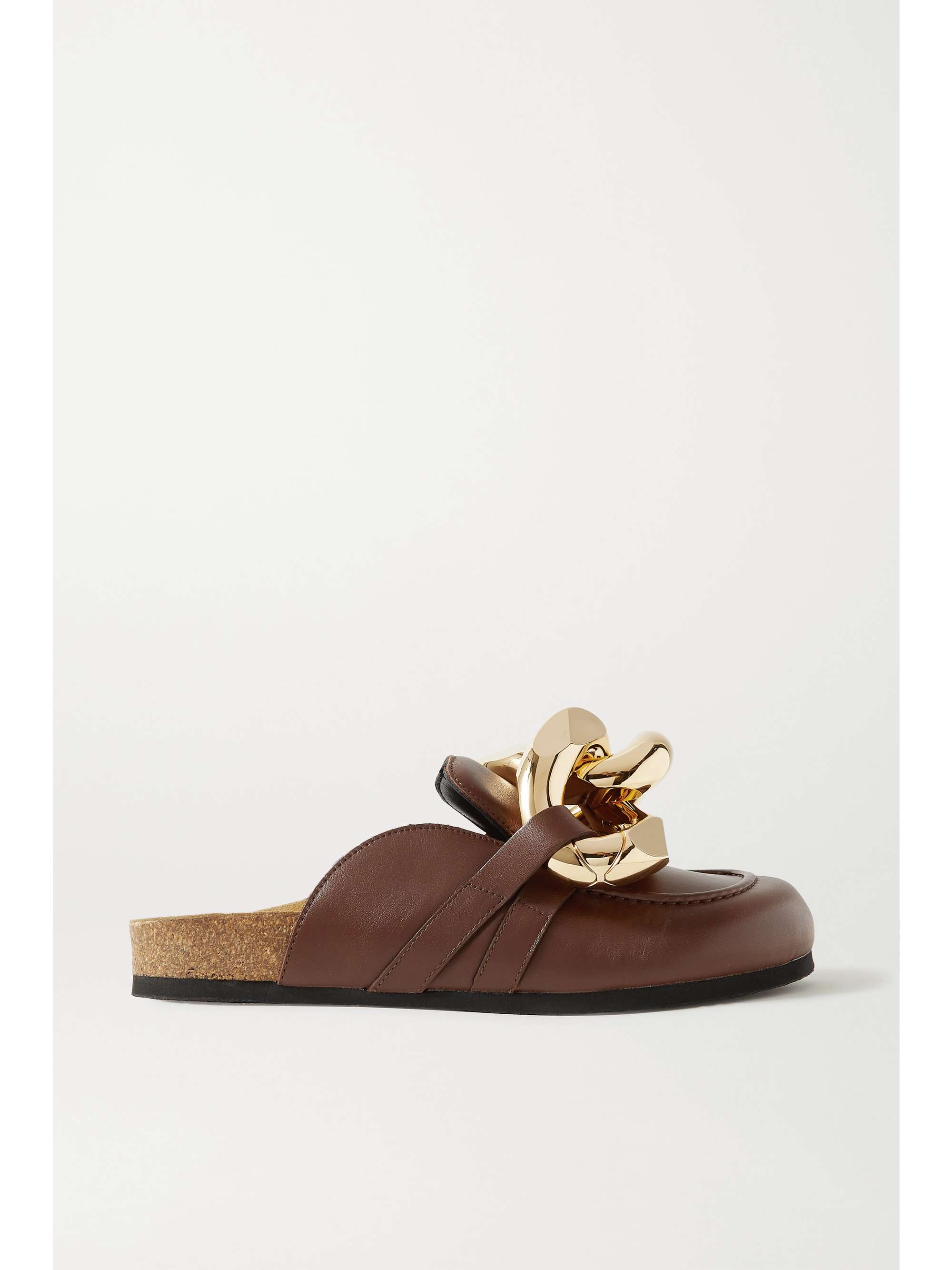 JW leather slippers | NET-A-PORTER