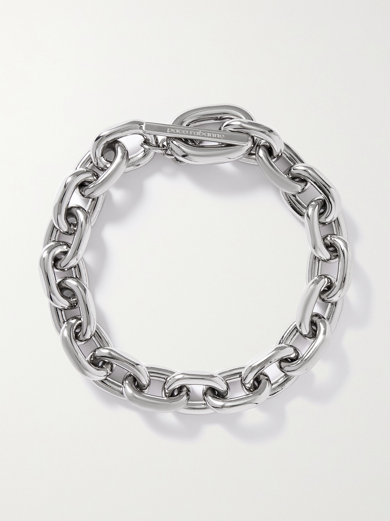 Rabanne + Tsunehisa Kimura Xl Link Silver-tone Necklace