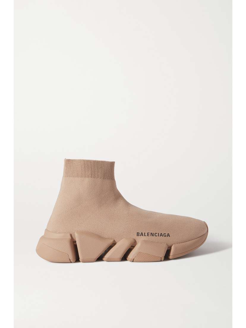 Balenciaga Speed 2.0 Stretch-knit High-top Sneakers