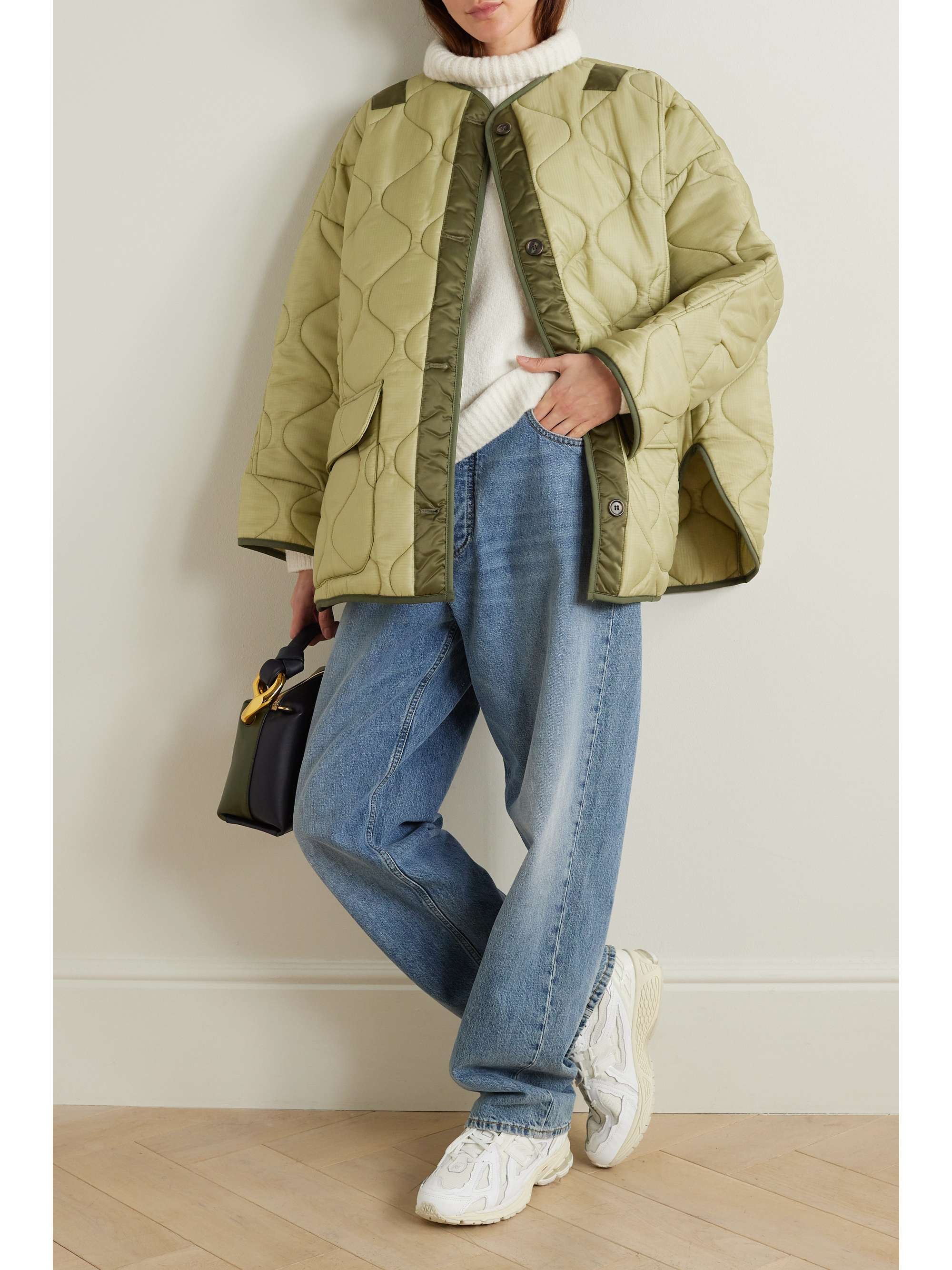 Quilted padded ripstop jacket