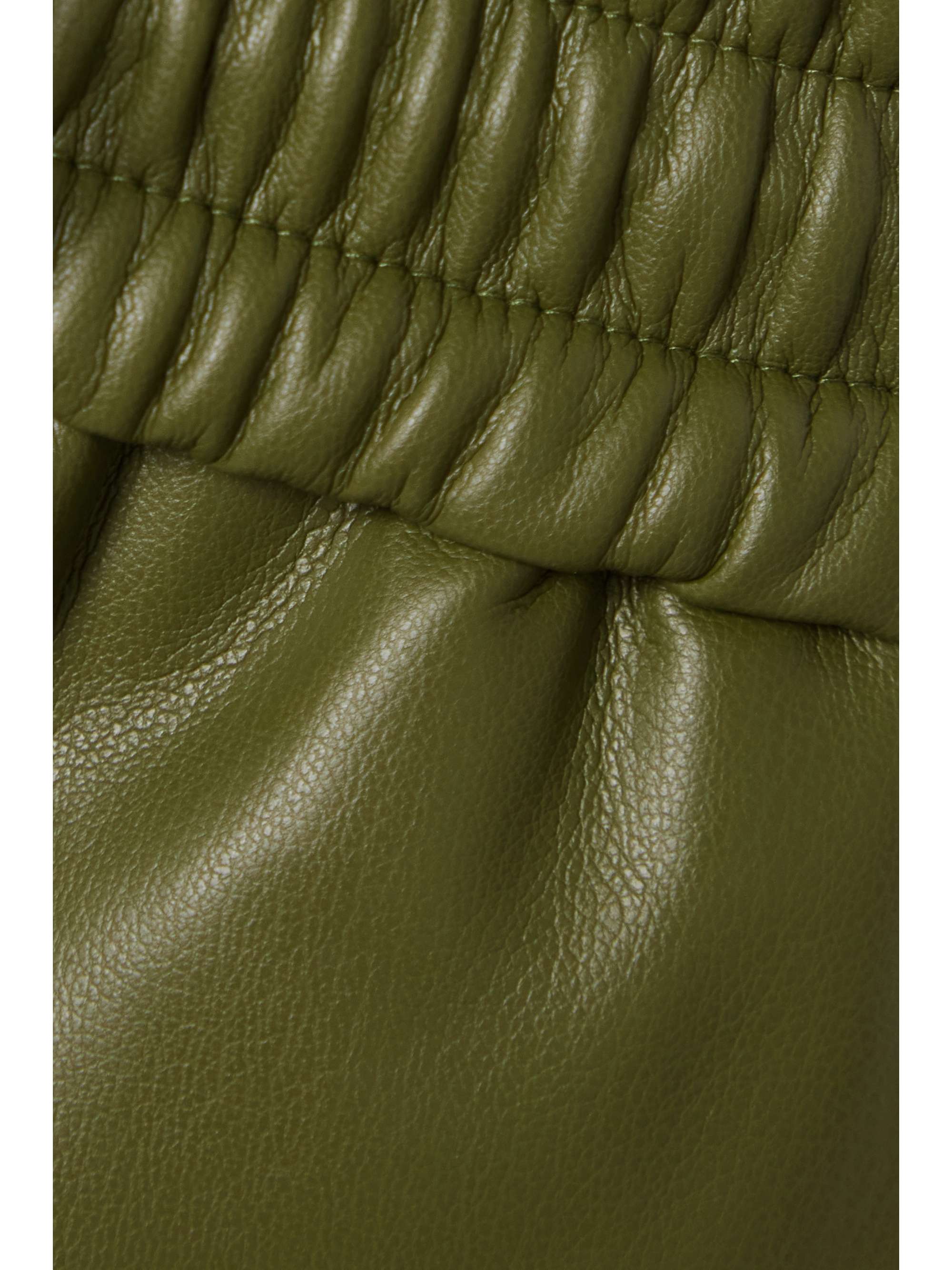 FRANKIE SHOP Agata faux leather shorts