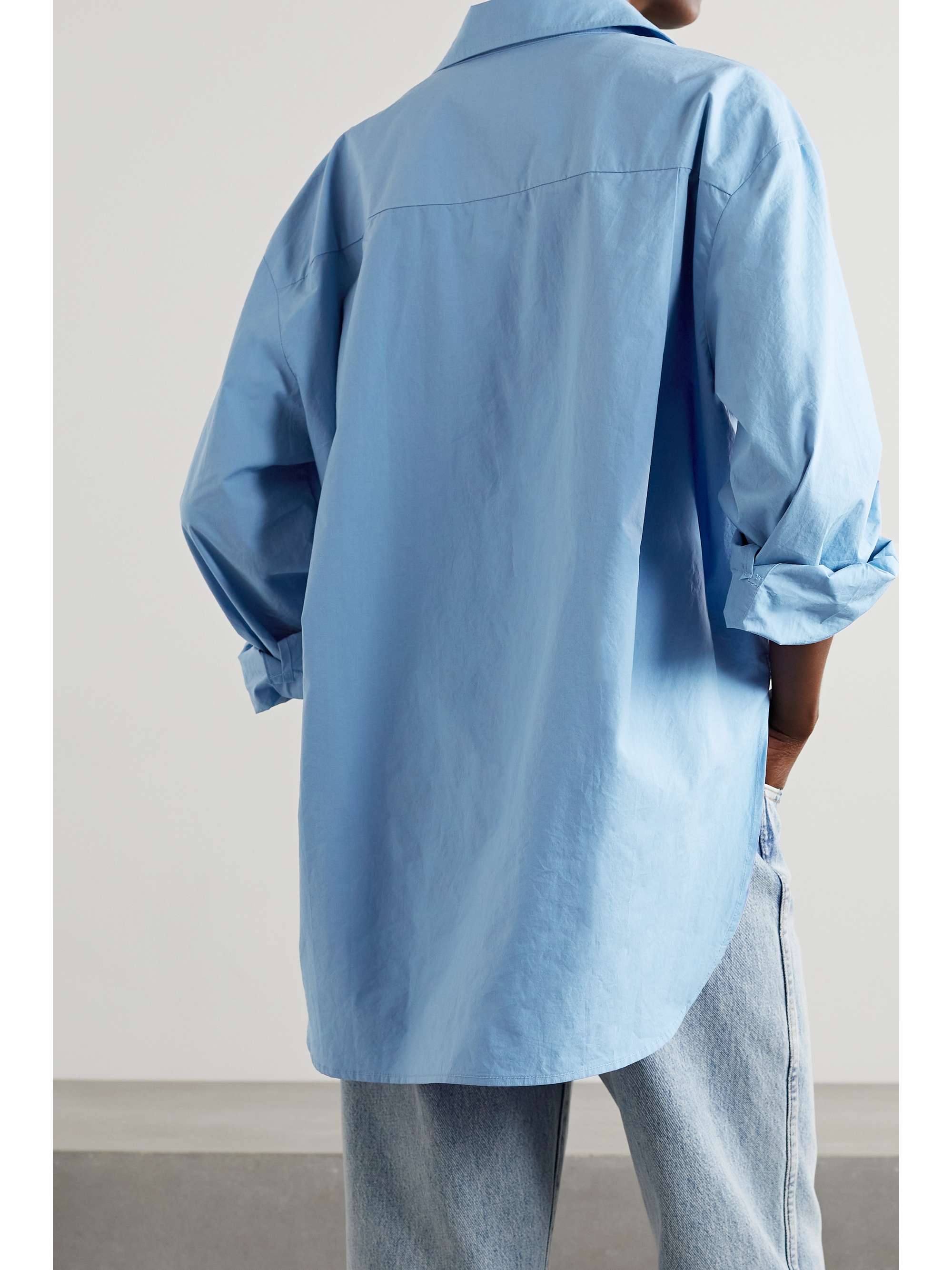 THE FRANKIE SHOP Lui organic cotton-poplin shirt