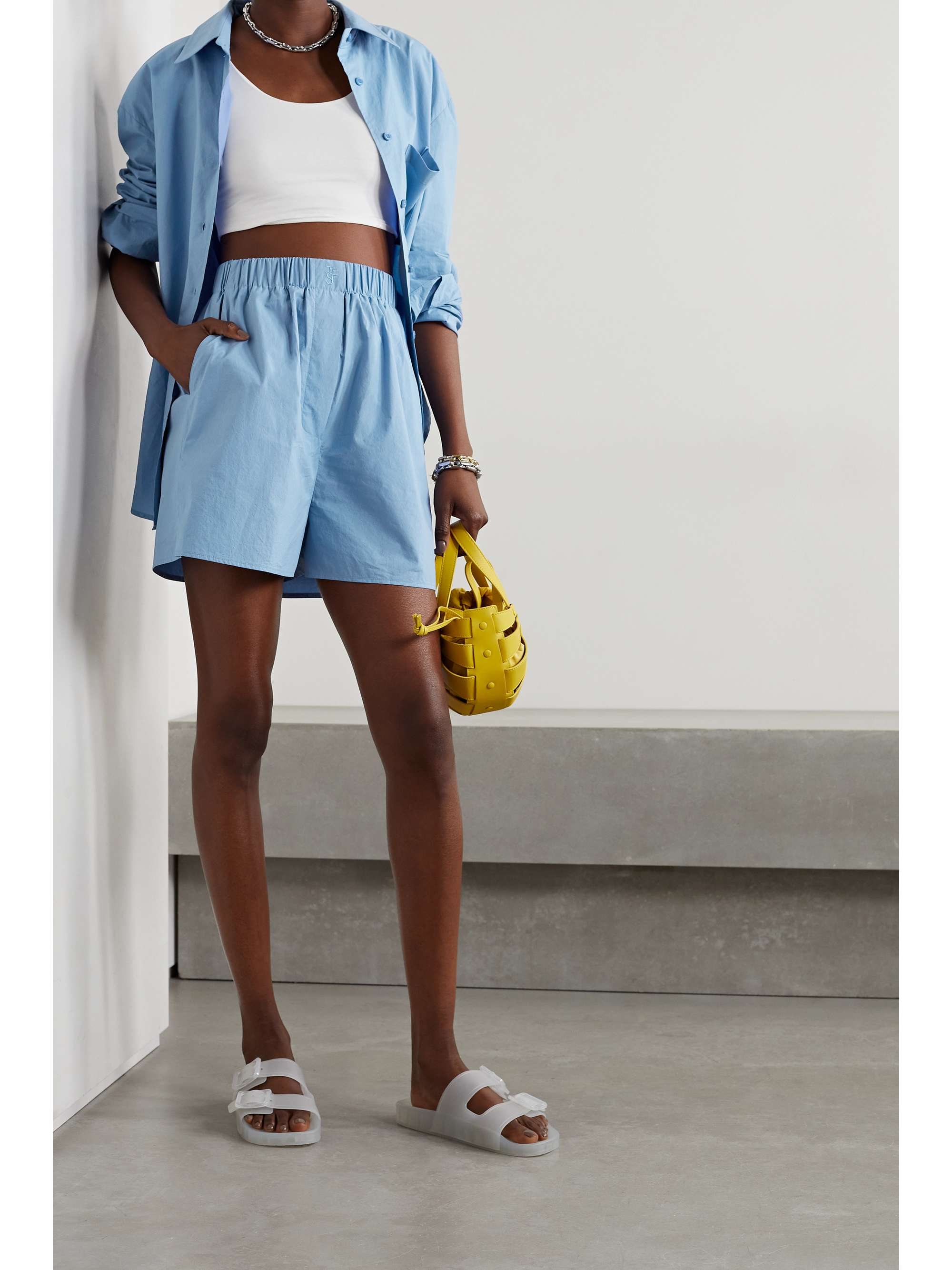 THE FRANKIE SHOP Lui organic cotton-poplin shirt