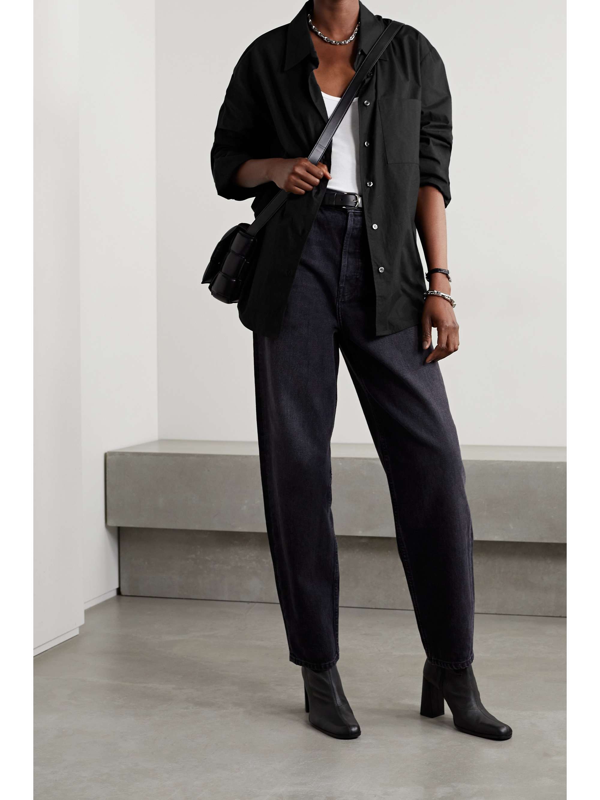THE FRANKIE SHOP Lui organic cotton-poplin shirt