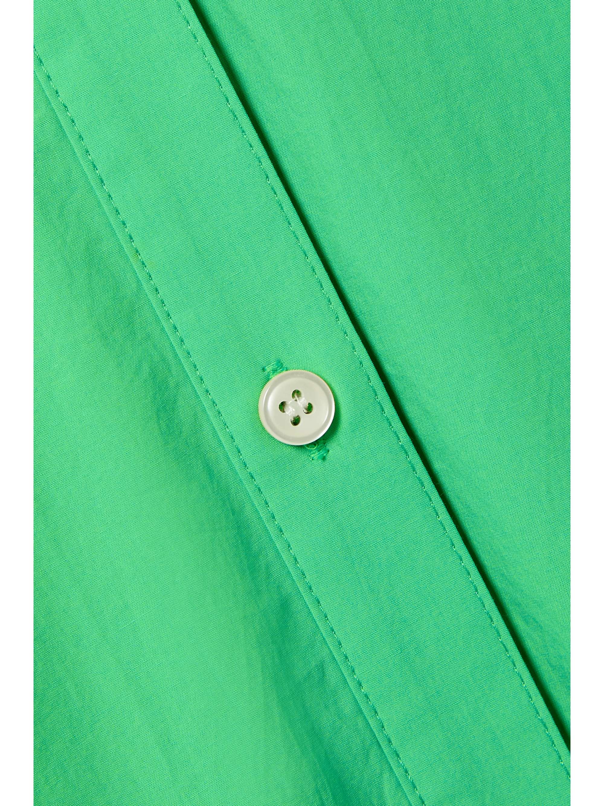 THE FRANKIE SHOP Melody oversized organic cotton-poplin shirt