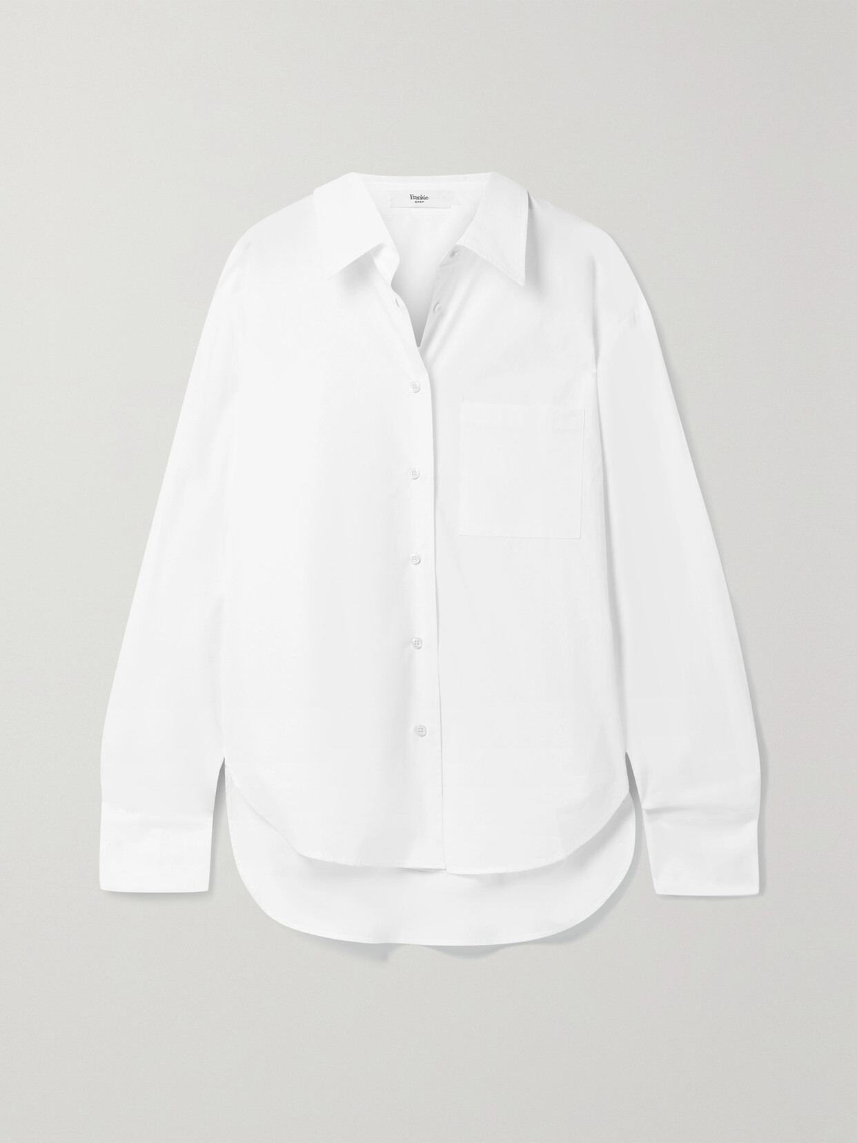 The Frankie Shop - Lui Organic Cotton-poplin Shirt - White