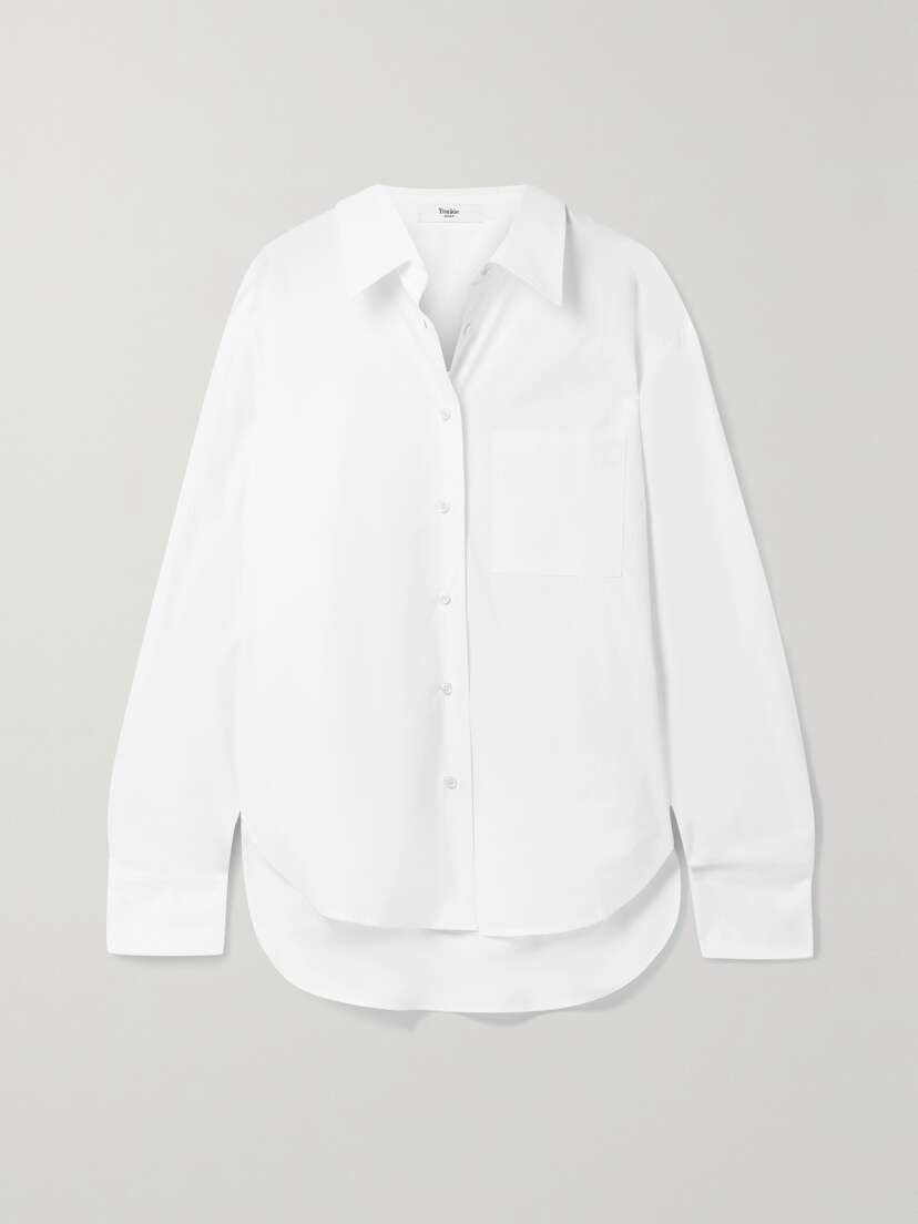 The Frankie Shop Lui Organic Cotton-poplin Shirt