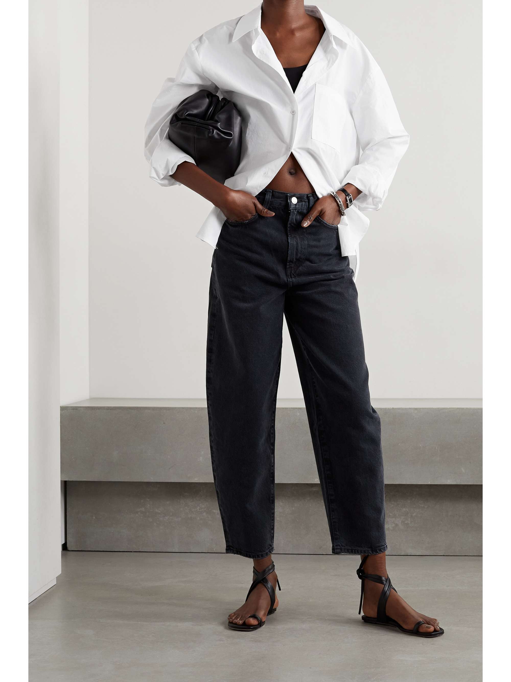 THE FRANKIE SHOP Lui organic cotton-poplin shirt