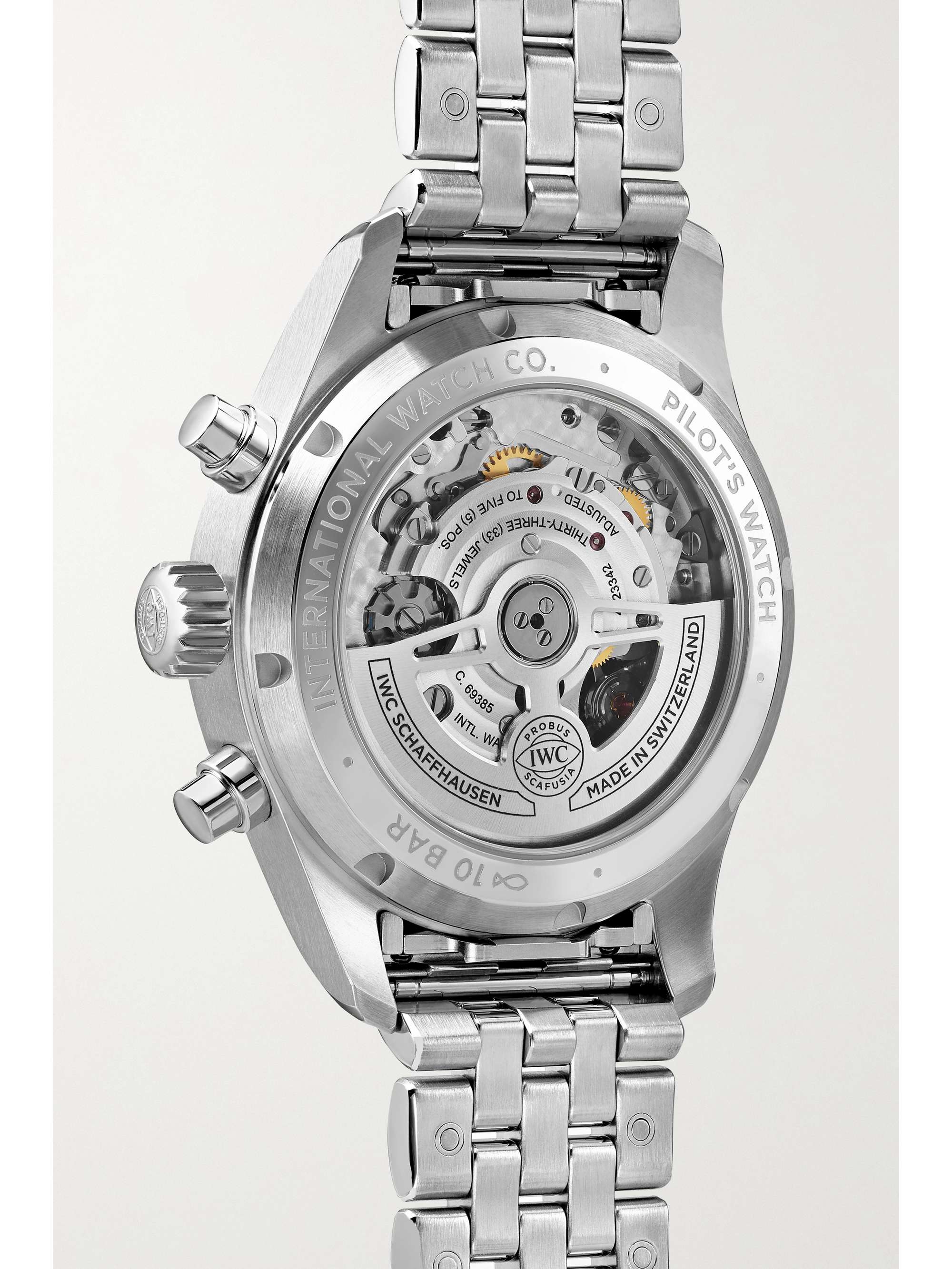 IWC SCHAFFHAUSEN Pilot's Automatic Chronograph 41mm stainless steel watch