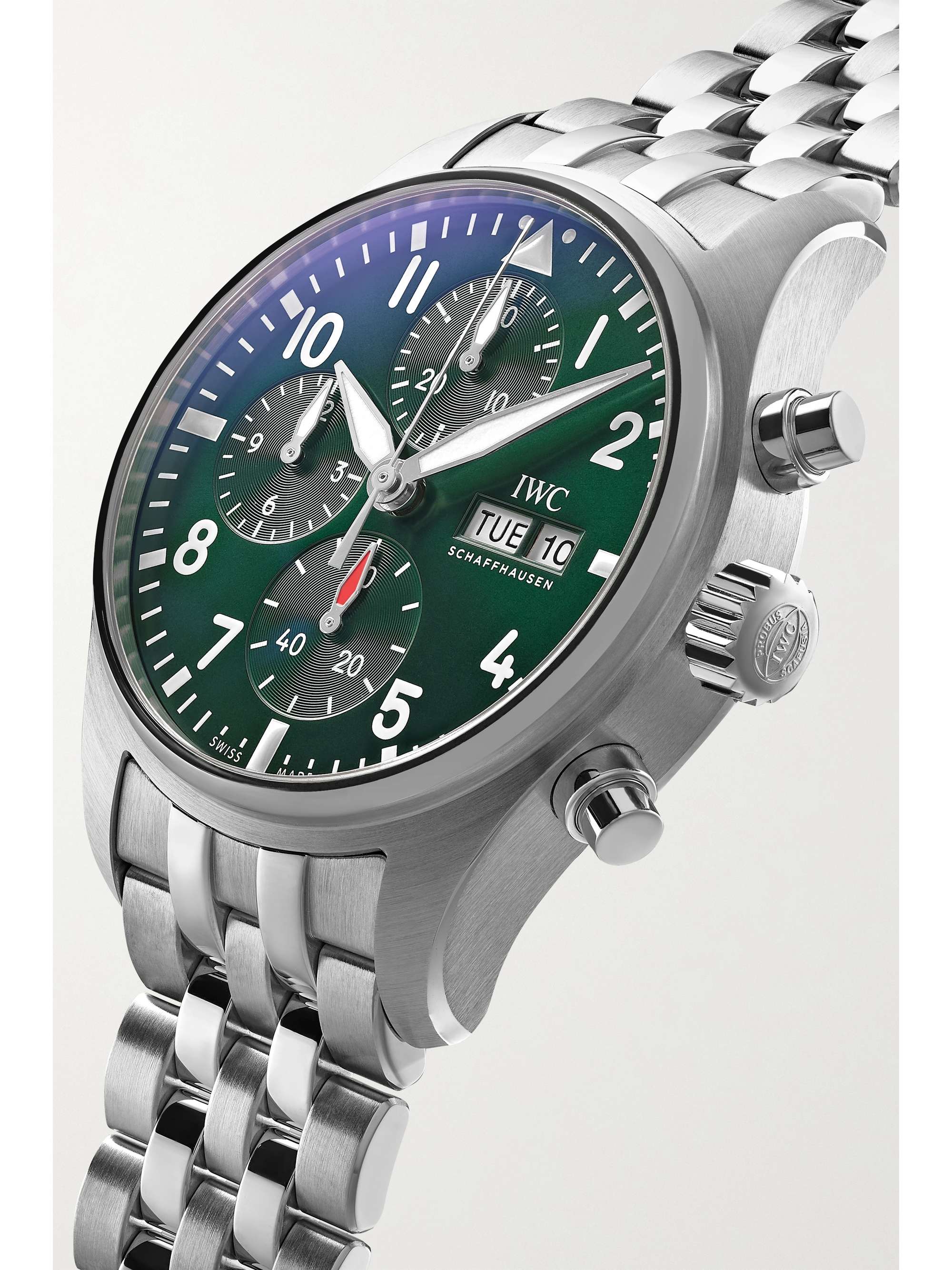 IWC SCHAFFHAUSEN Pilot's Automatic Chronograph 41mm stainless steel watch
