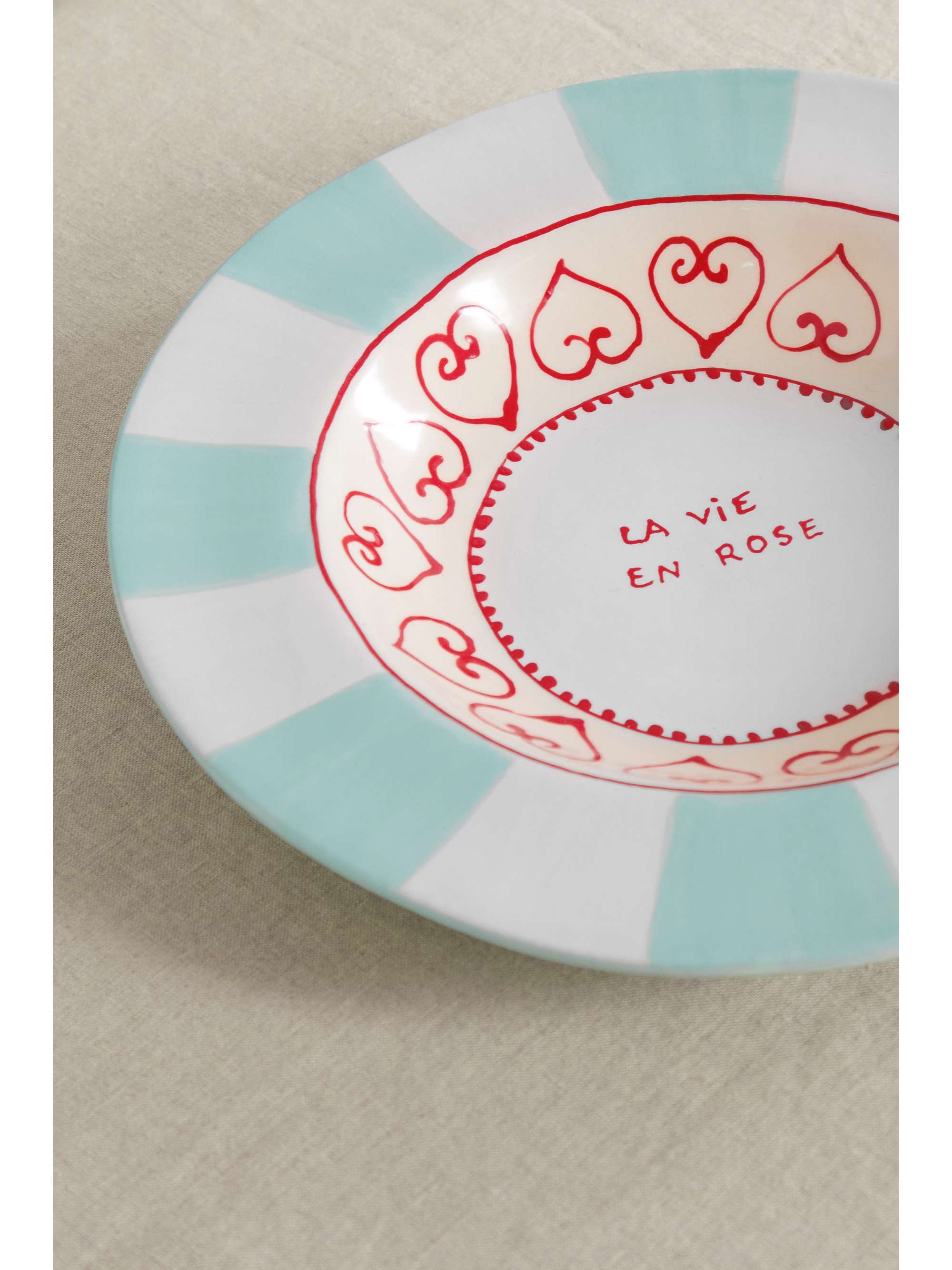 LAETITIA ROUGET La Vie en Rose 26 厘米陶瓷餐盘