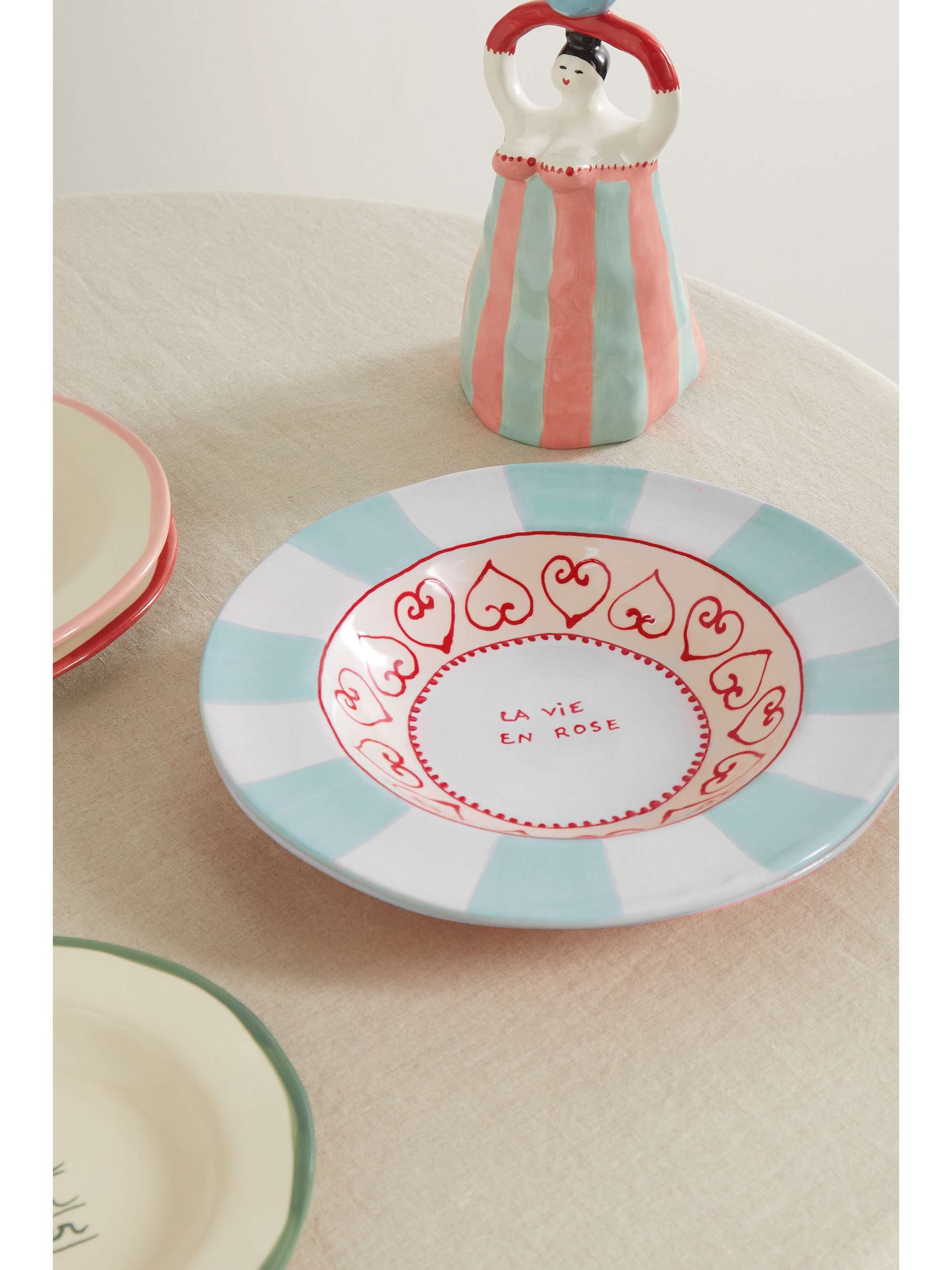 LAETITIA ROUGET La Vie en Rose 26 厘米陶瓷餐盘