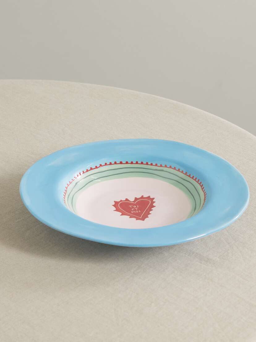 LAETITIA ROUGET Toi Et Moi 26cm Ceramic Dinner Plate