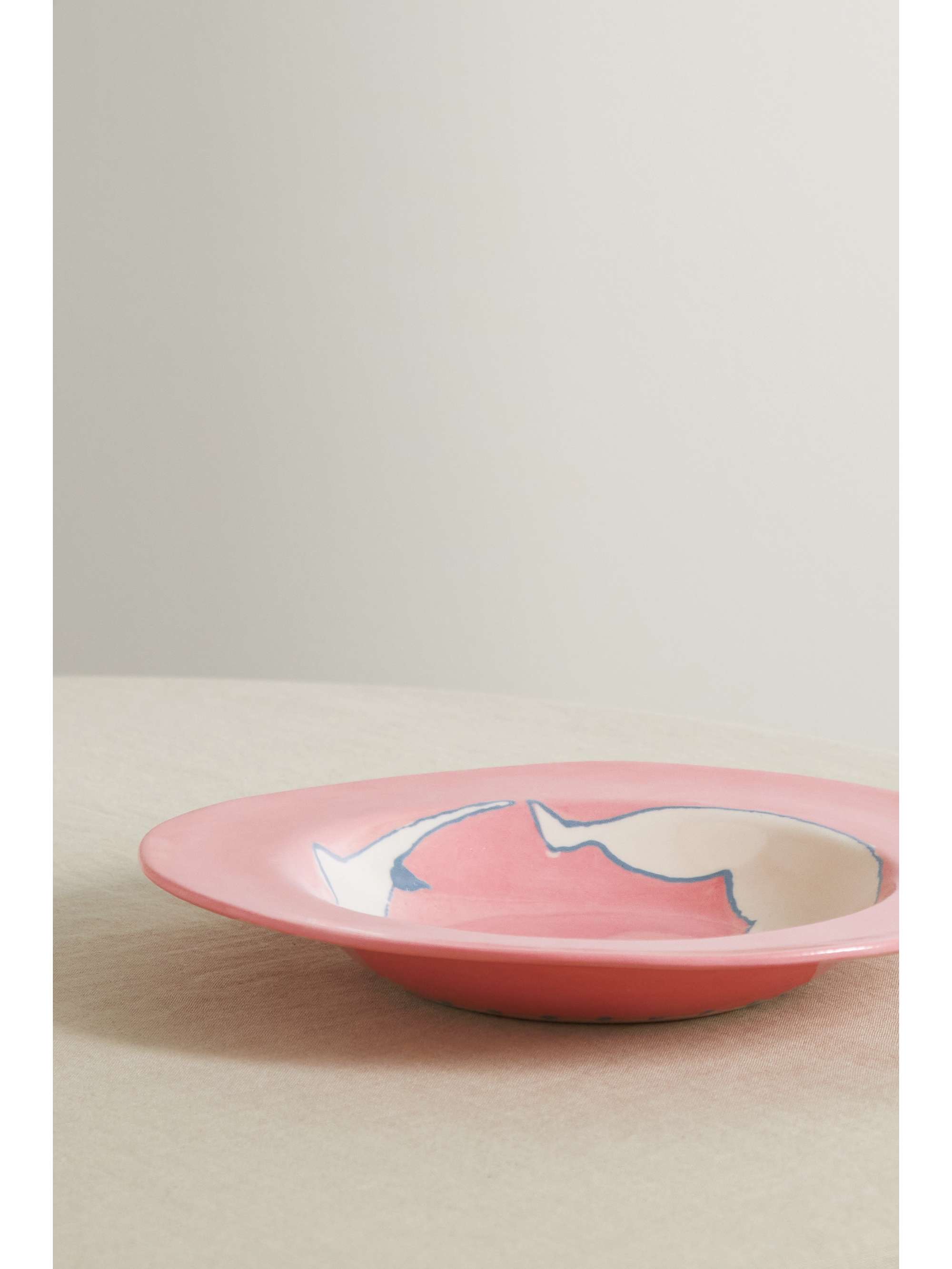 LAETITIA ROUGET La Vie en Rose 26cm ceramic dinner plate