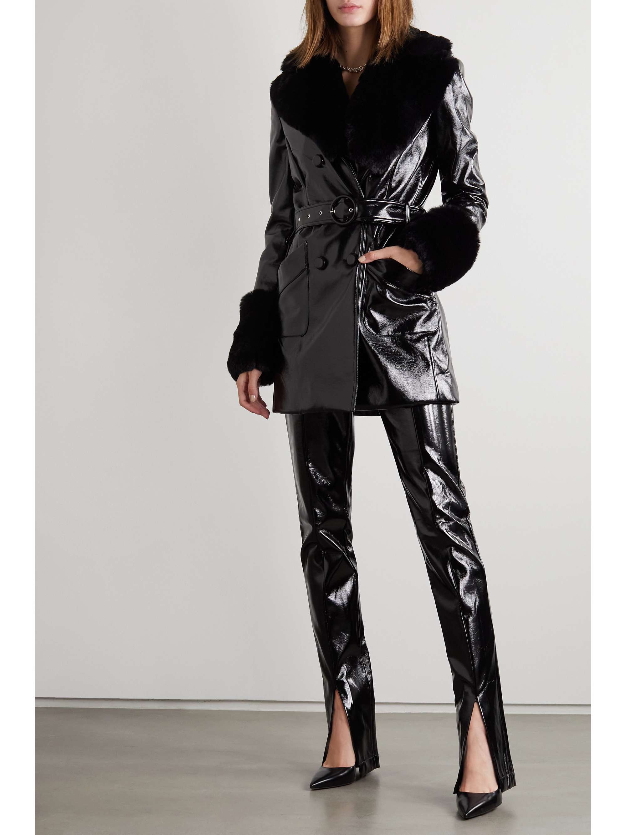 patent leather jacket