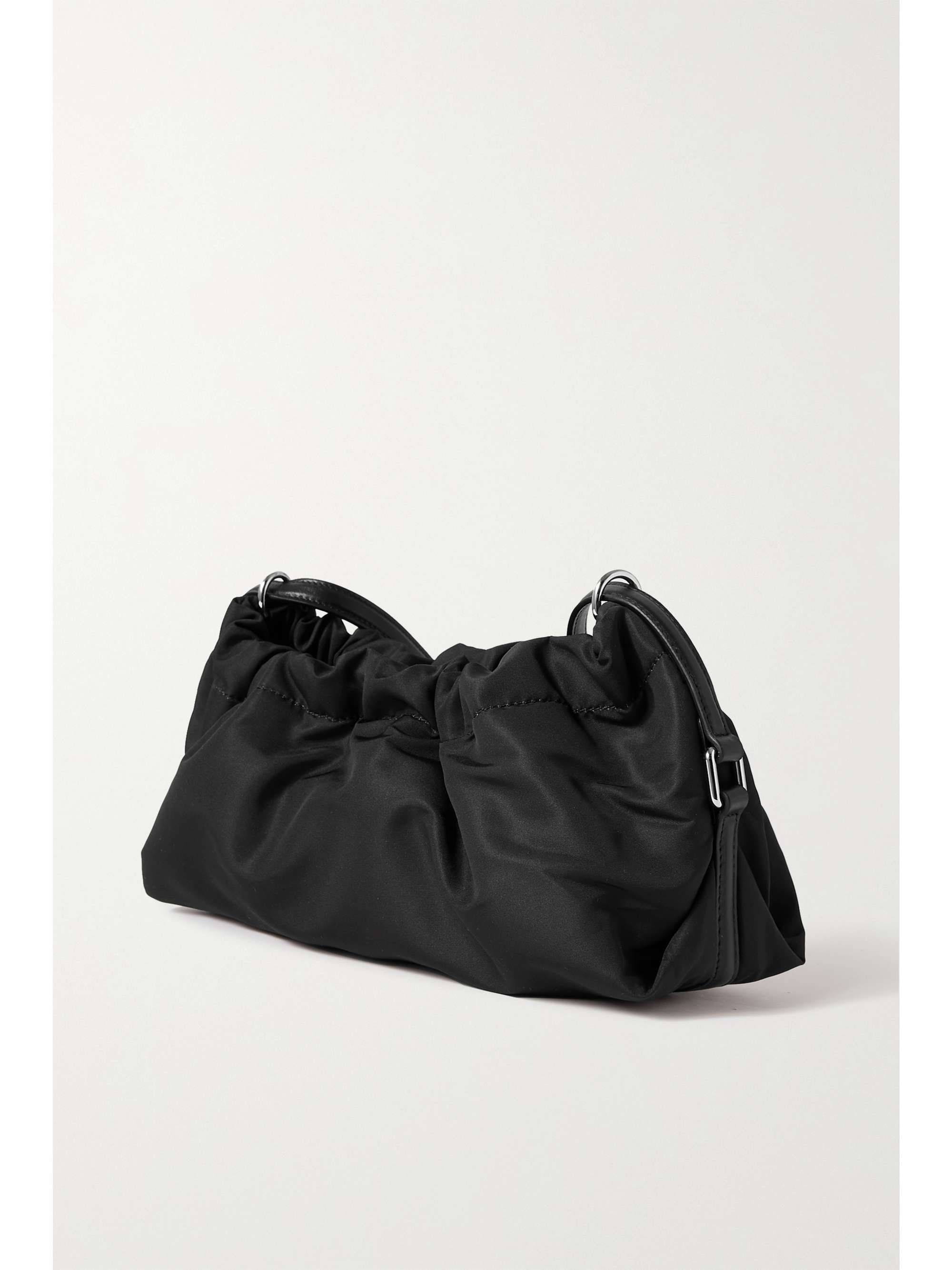 MCQUEEN The Mini Bundle embroidered metallic leather shoulder bag