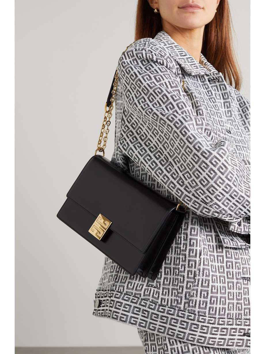 GIVENCHY 4G medium embellished quilted leather shoulder bag NETAPORTER