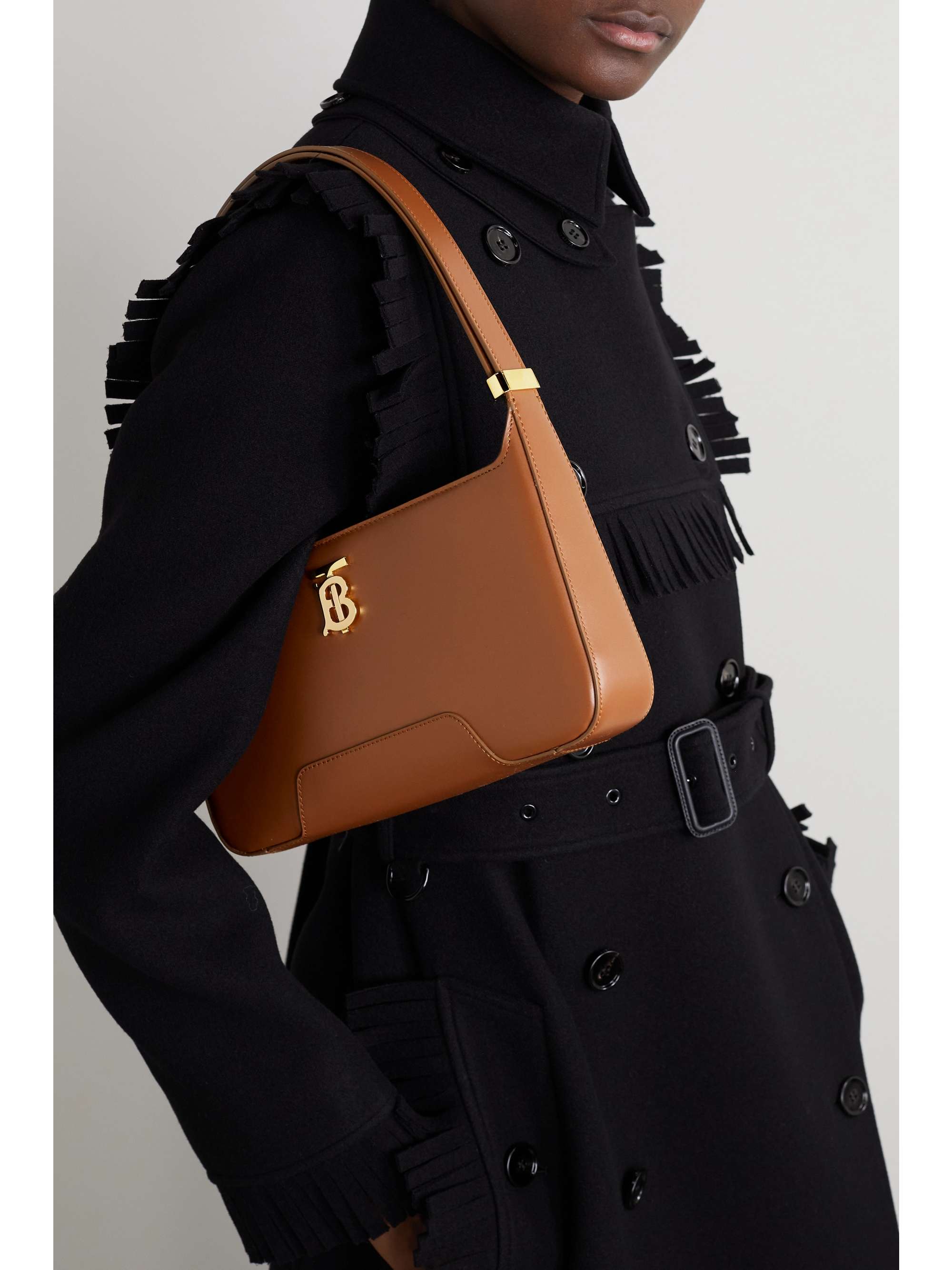 BURBERRY Medium leather shoulder bag