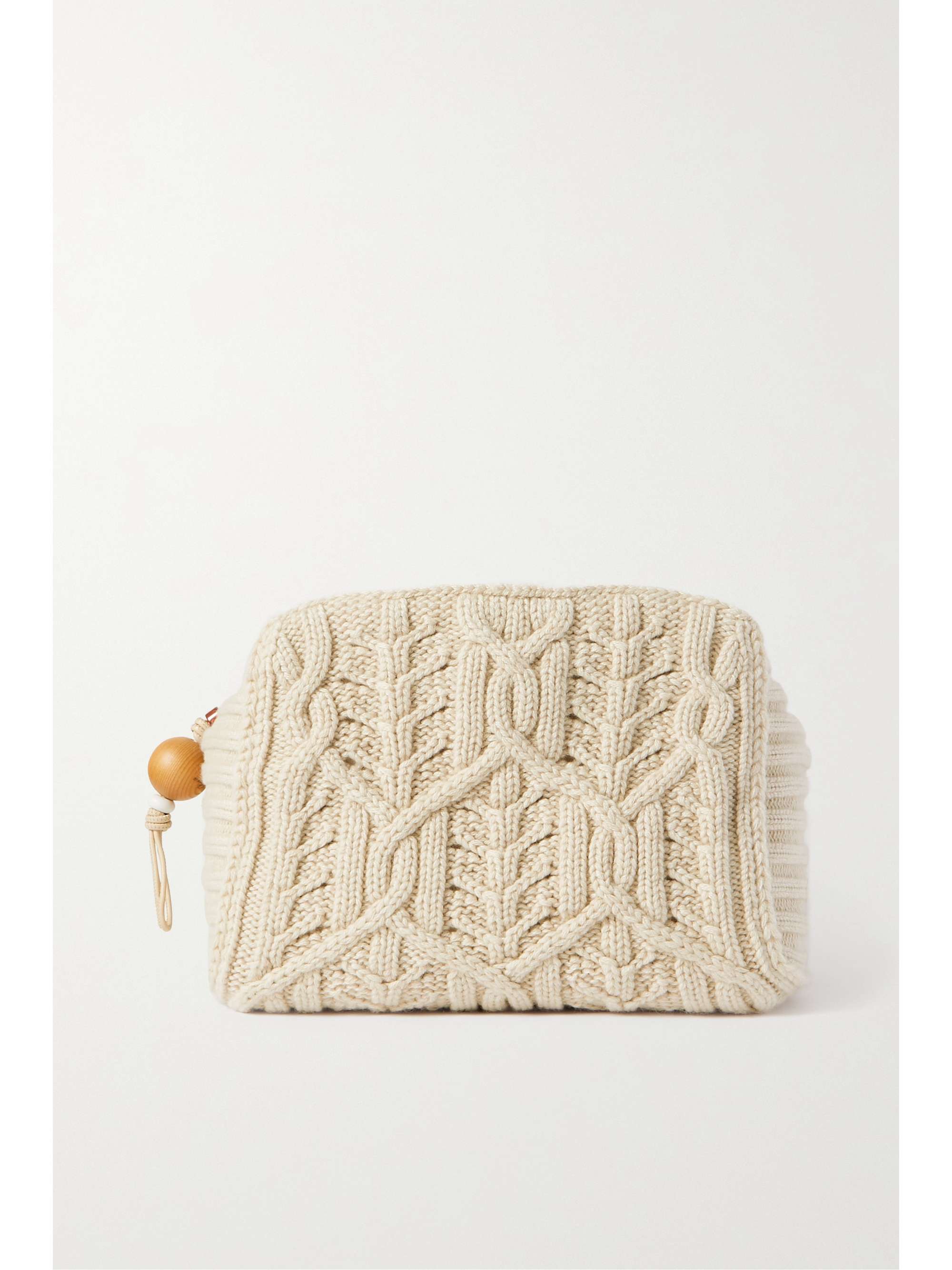 knitted pouch