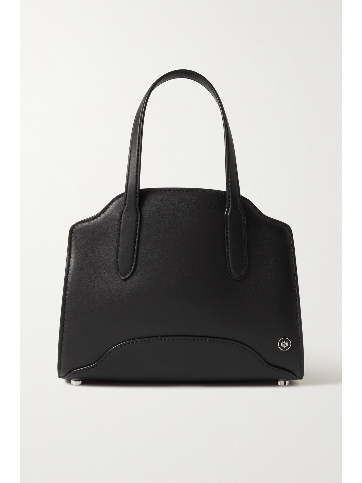 Loro Piana Sesia Micro Leather Tote In Black