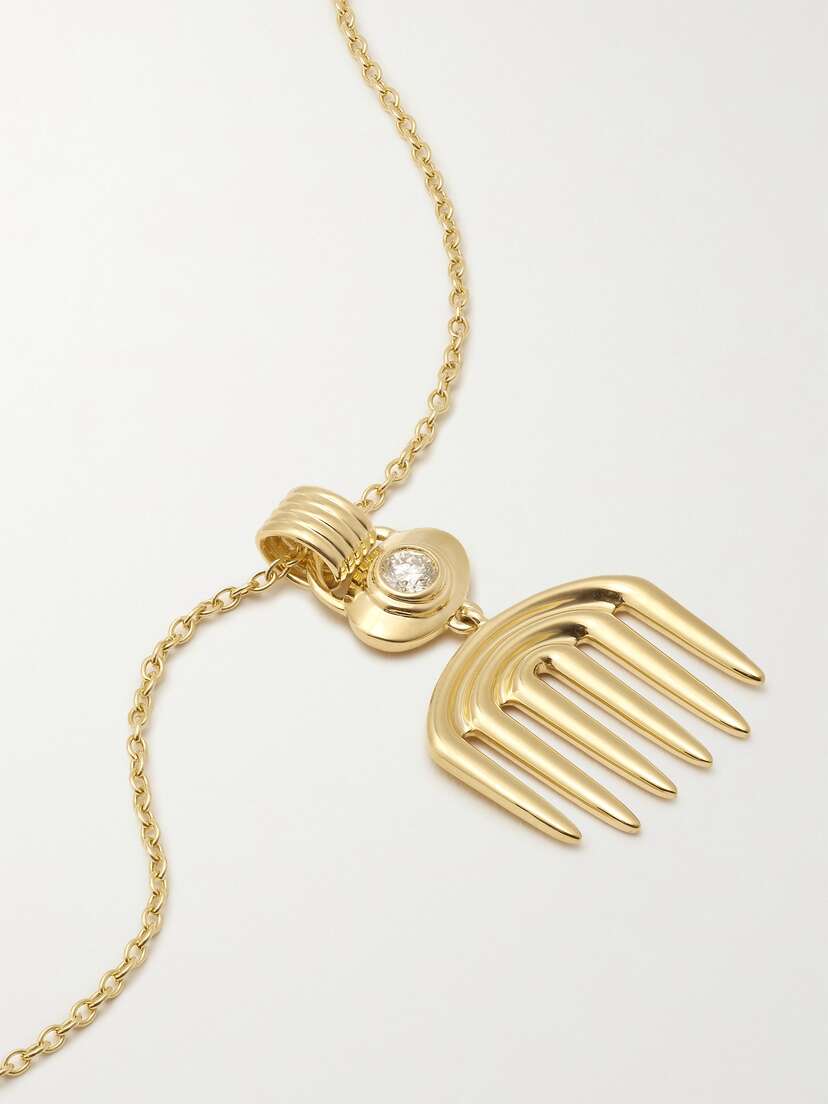 Almasika Vici 18-karat Gold Diamond Necklace