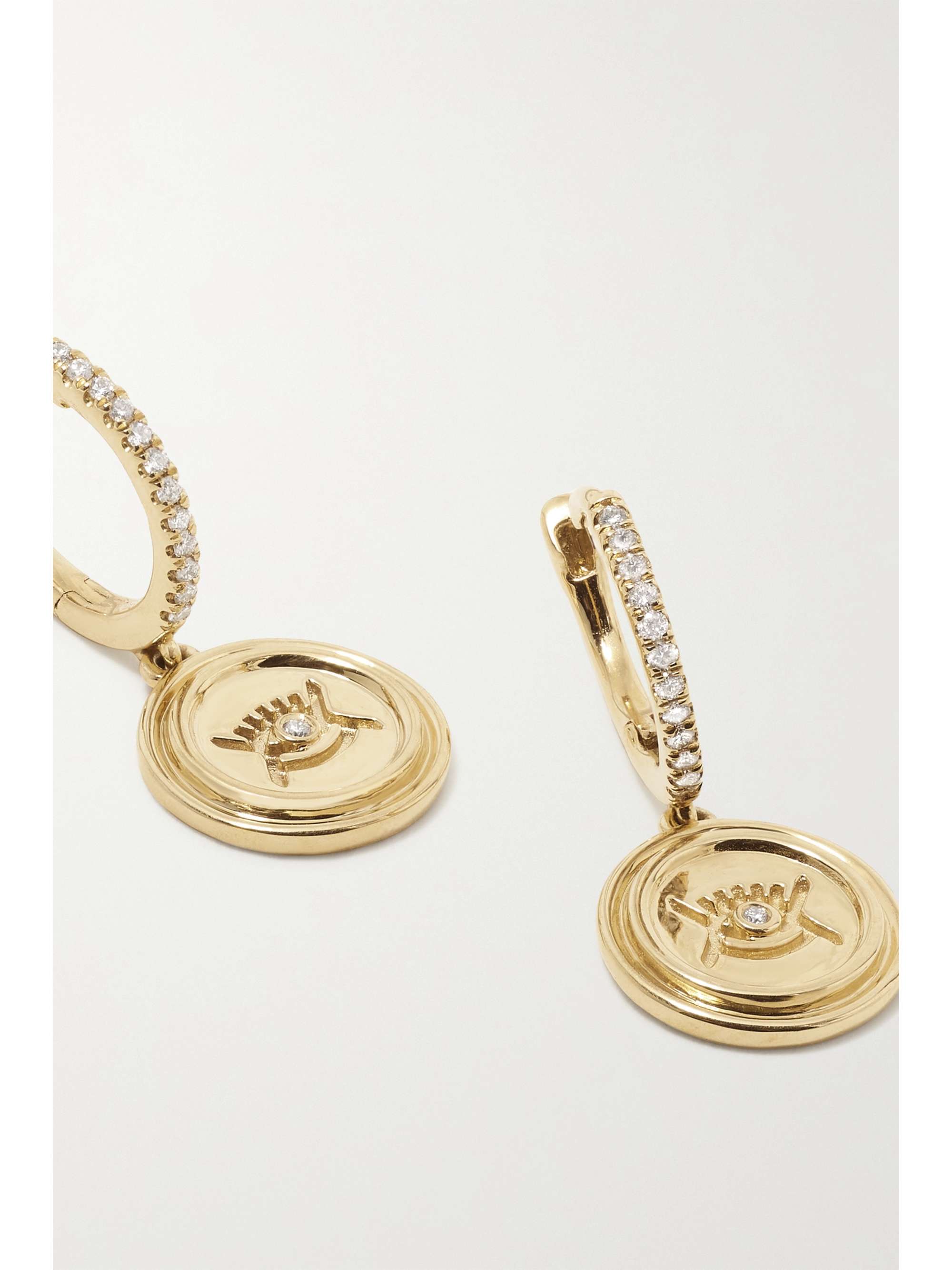 ALMASIKA Vidi 18-karat gold diamond earrings