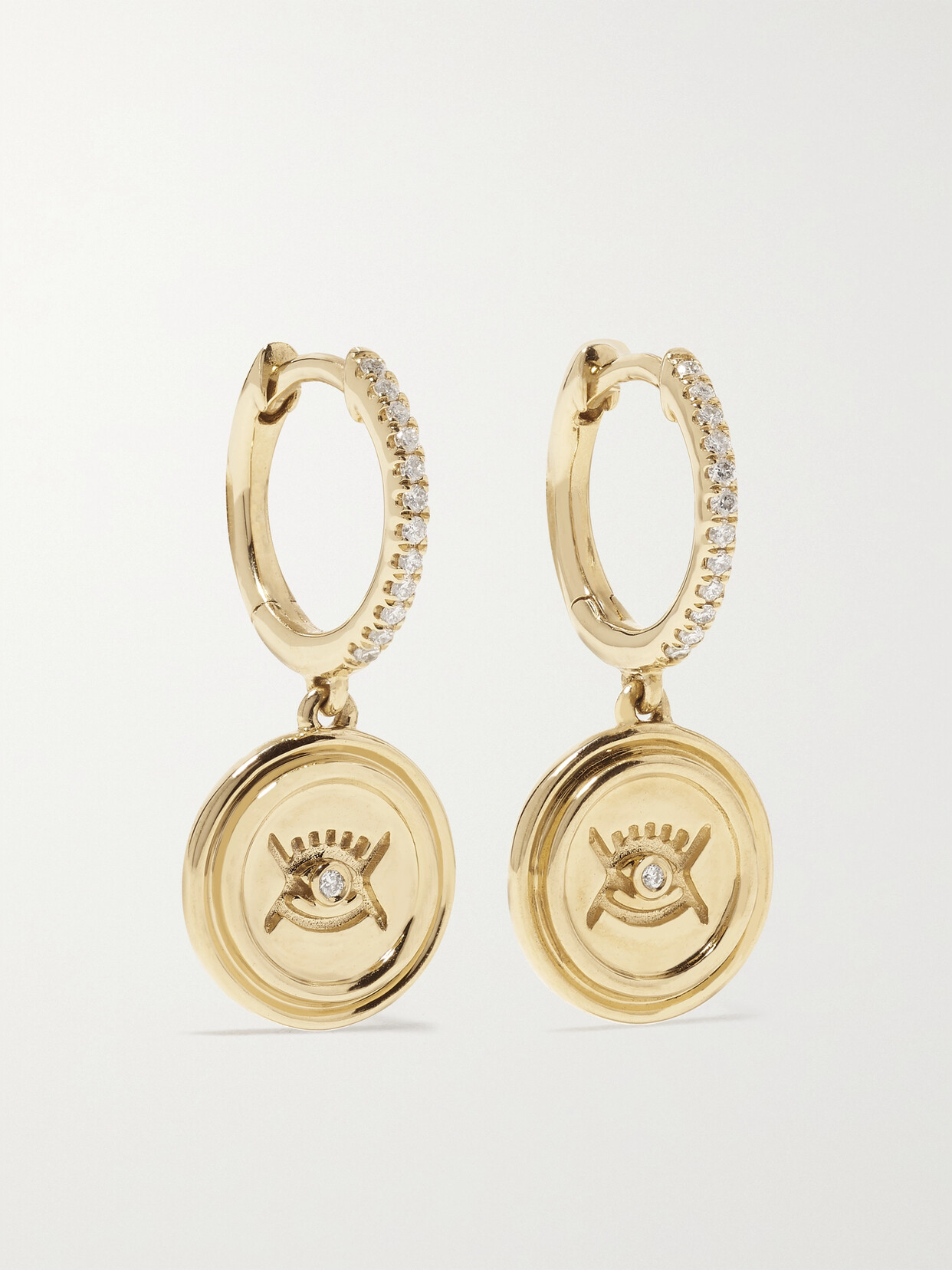 ALMASIKA - Vidi 18-karat Gold Diamond Earrings - One size