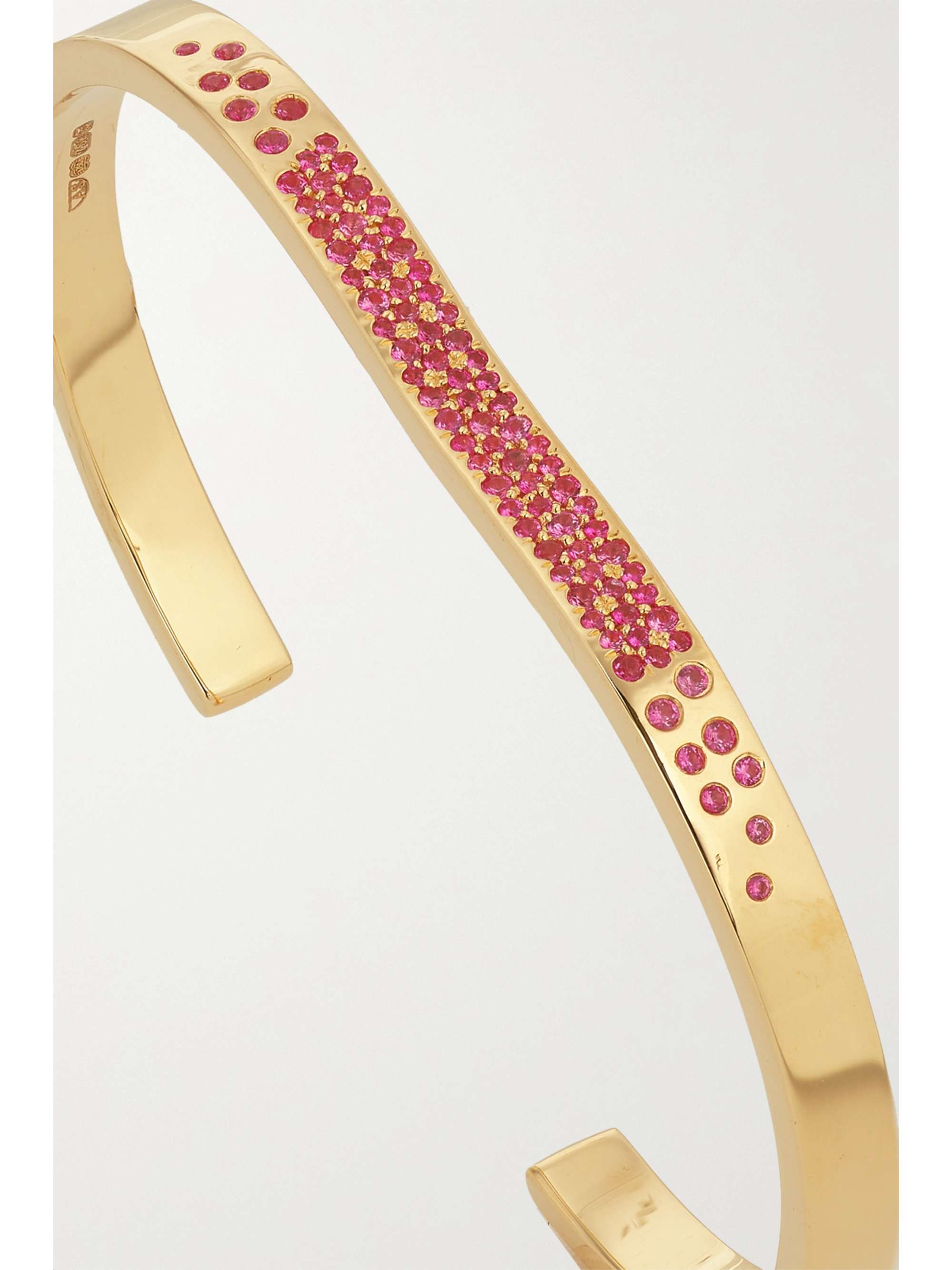ALMASIKA Berceau 18-karat gold sapphire cuff