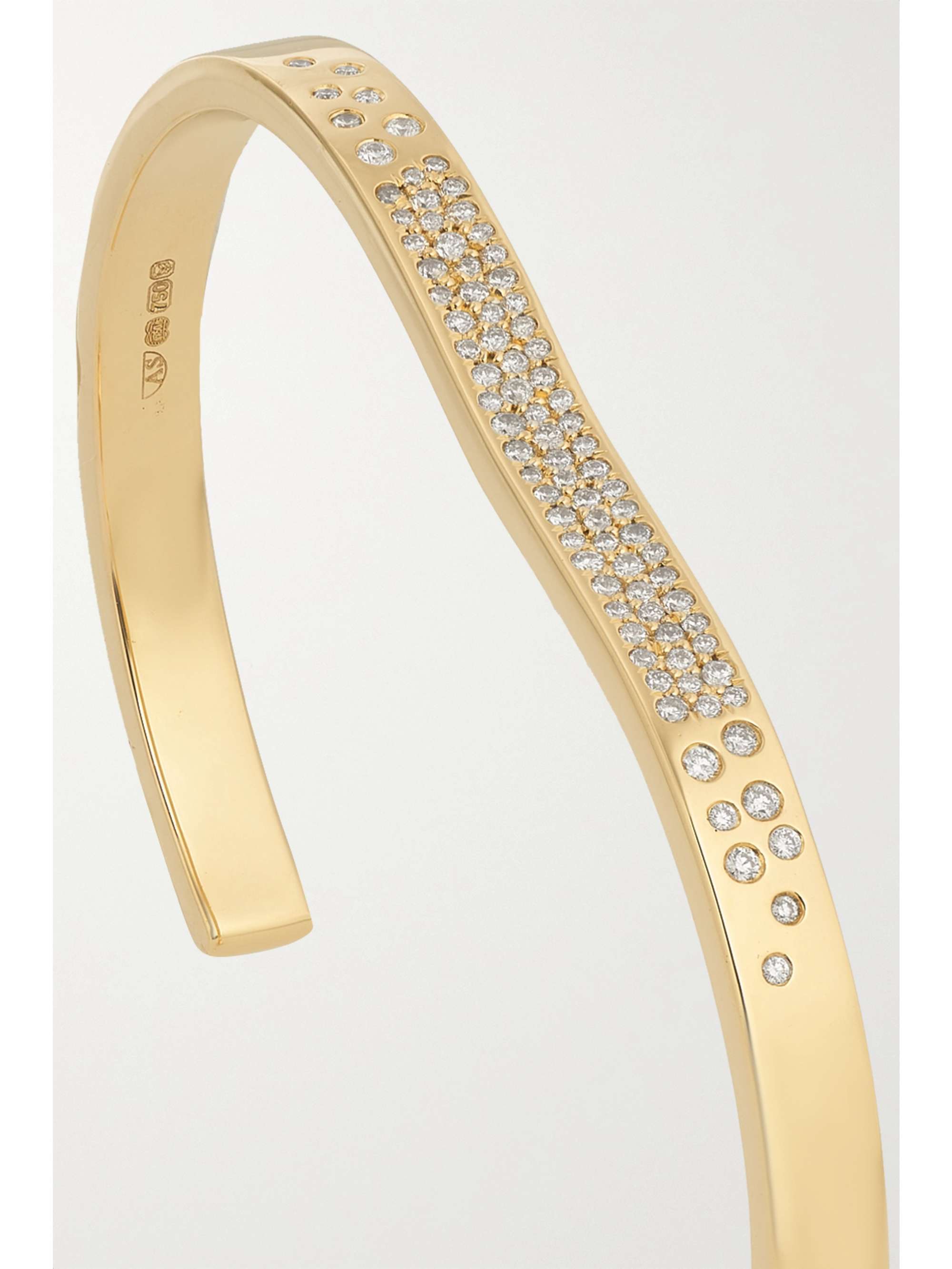 ALMASIKA Berceau 18-karat gold diamond cuff