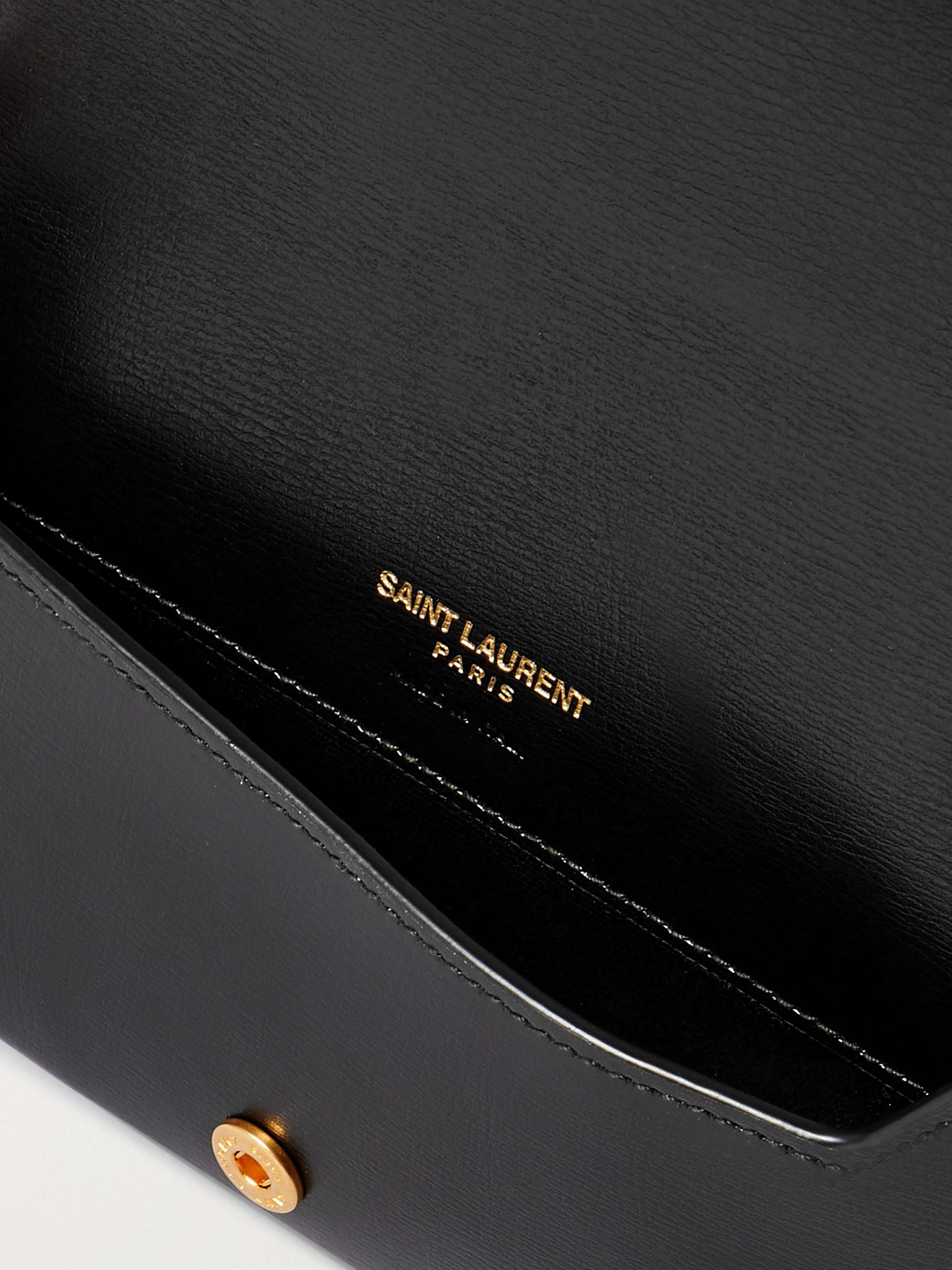 SAINT LAURENT Monogramme leather pouch