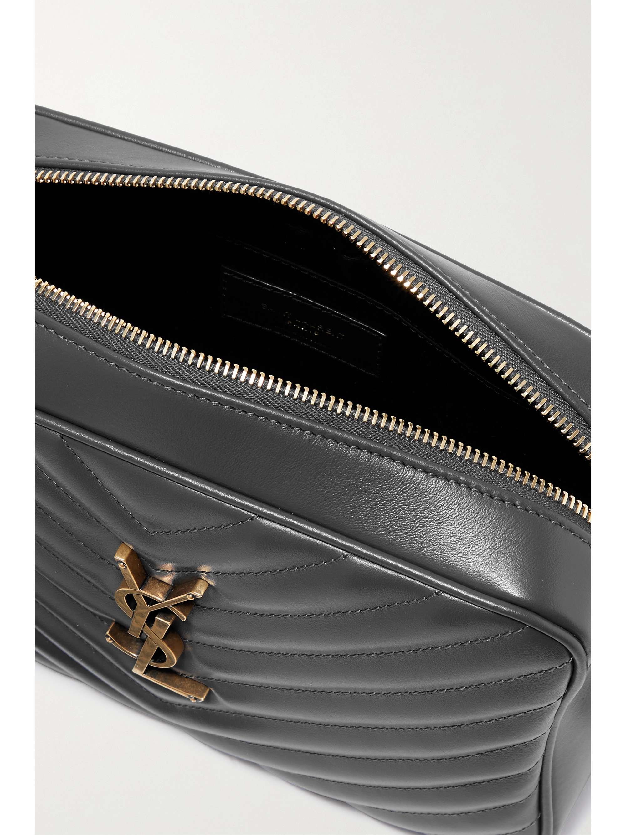 SAINT LAURENT Lou medium quilted leather shoulder bag NETAPORTER