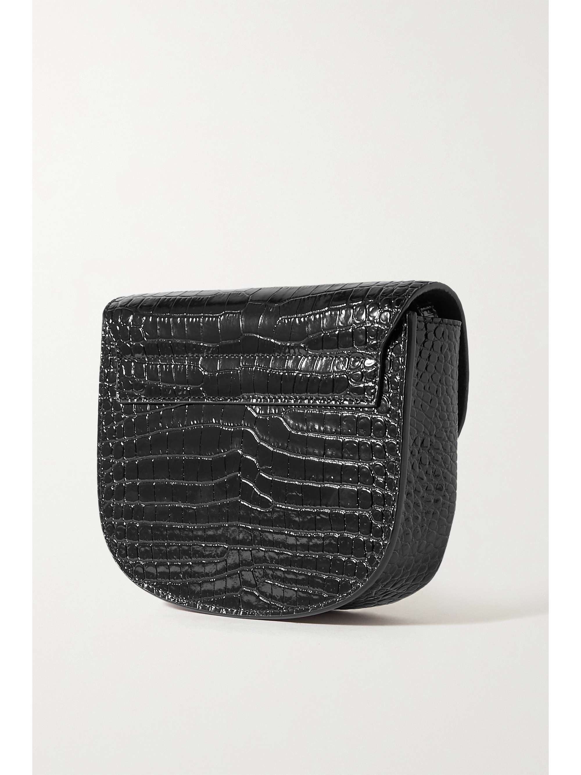 SAINT LAURENT Kaia small croceffect leather shoulder bag NETAPORTER