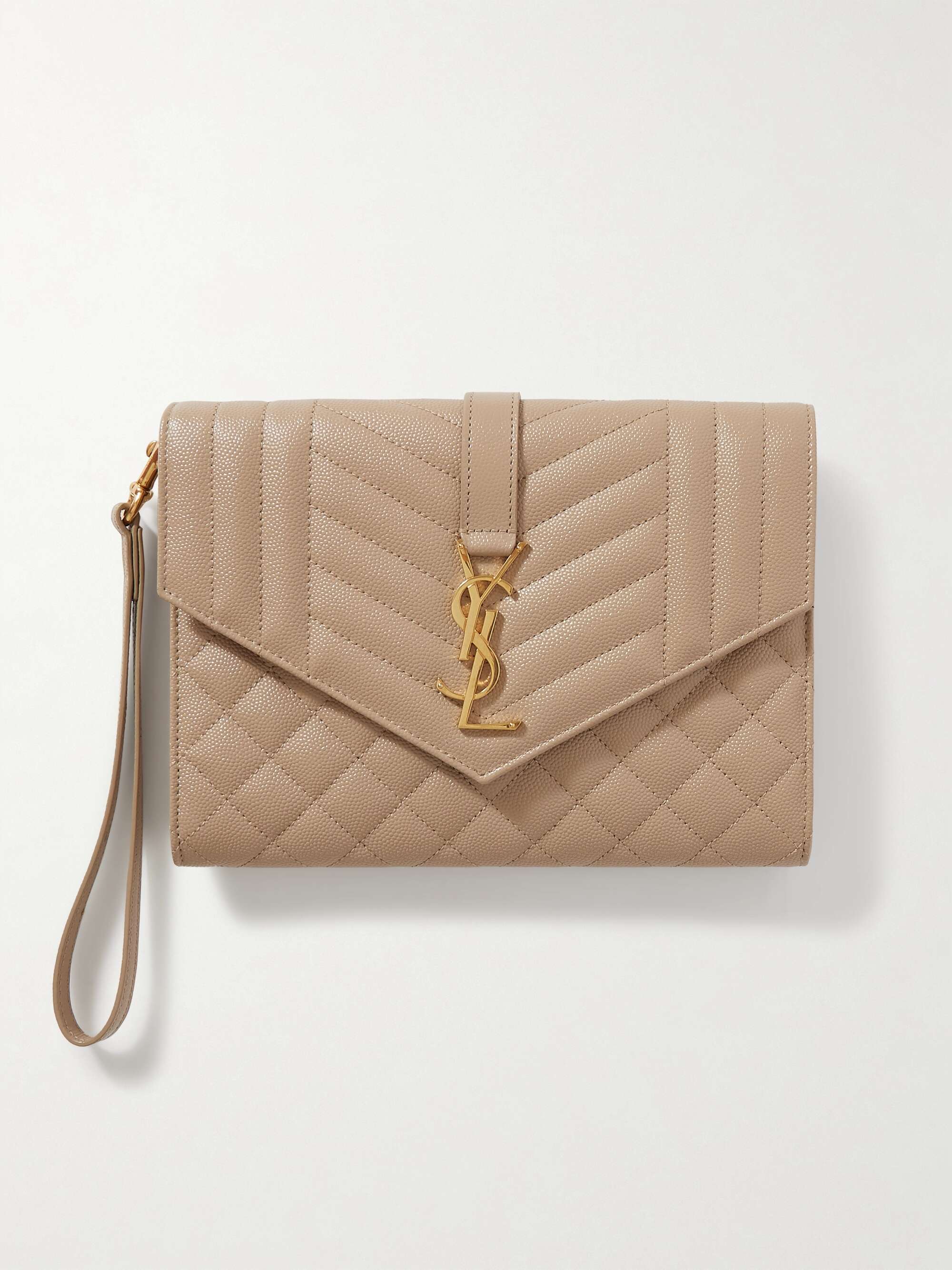 Ysl Saint Laurent pouch clutch envelope Bag, Luxury, Bags