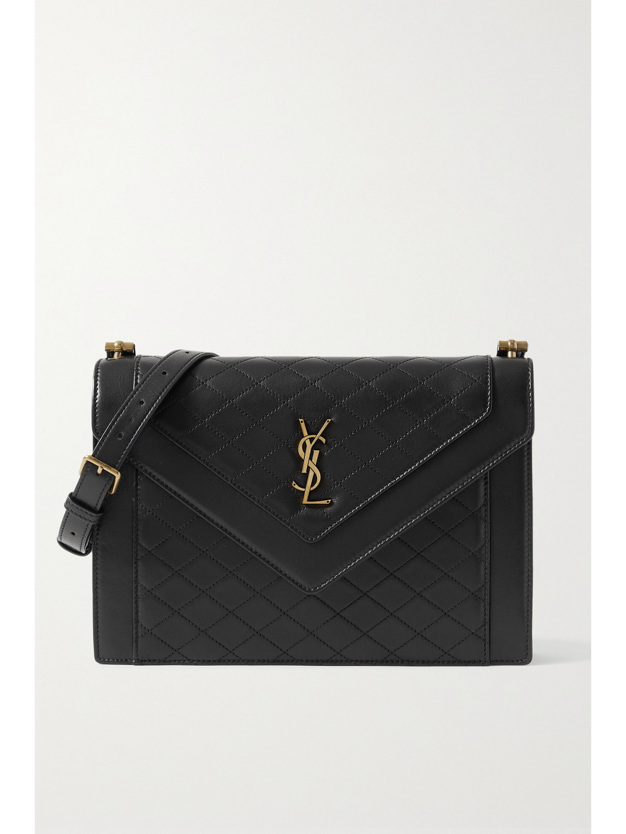 SAINT LAURENT GABY QUILTED LEATHER SHOULDER BAG