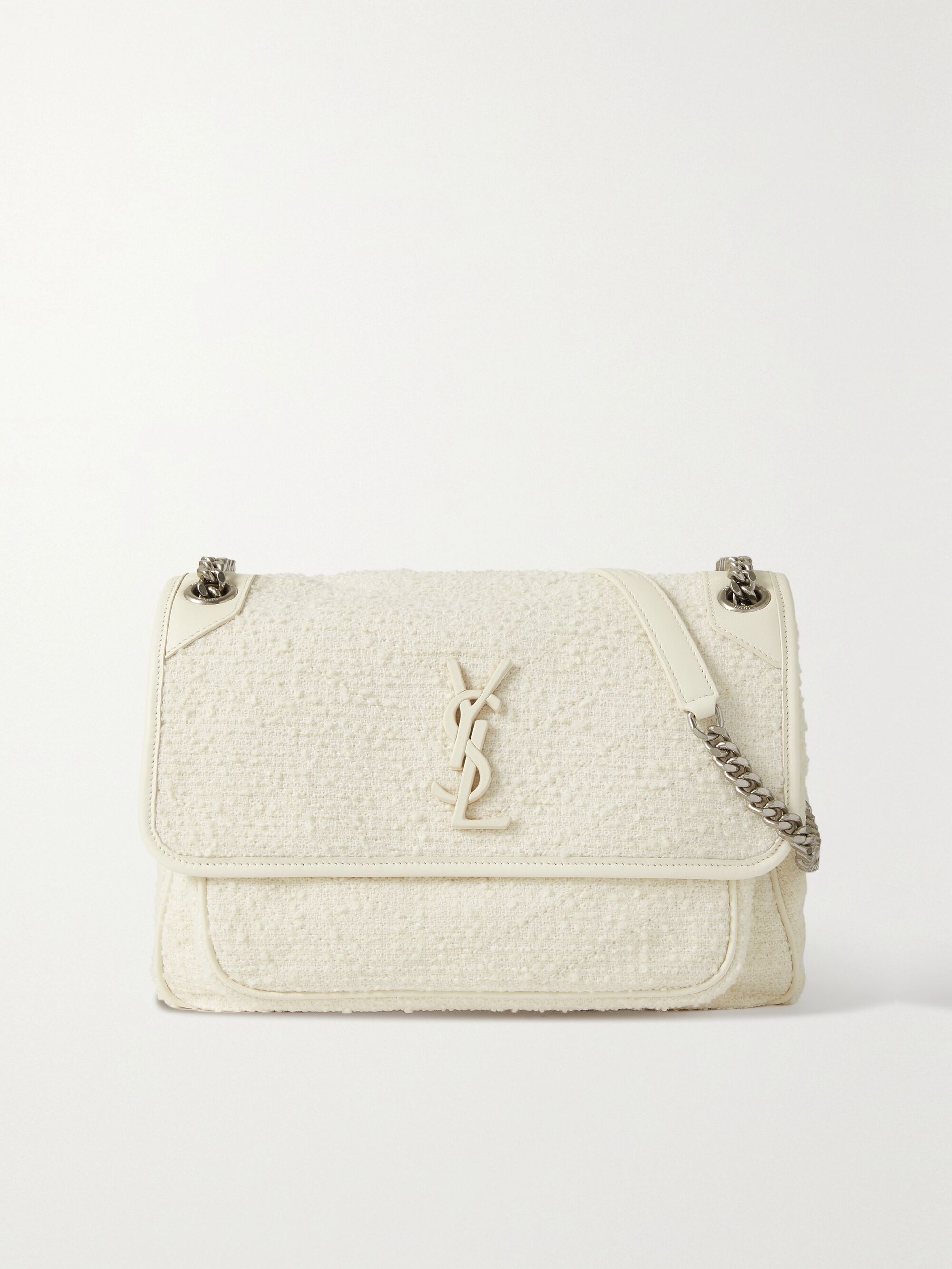 ysl niki medium white