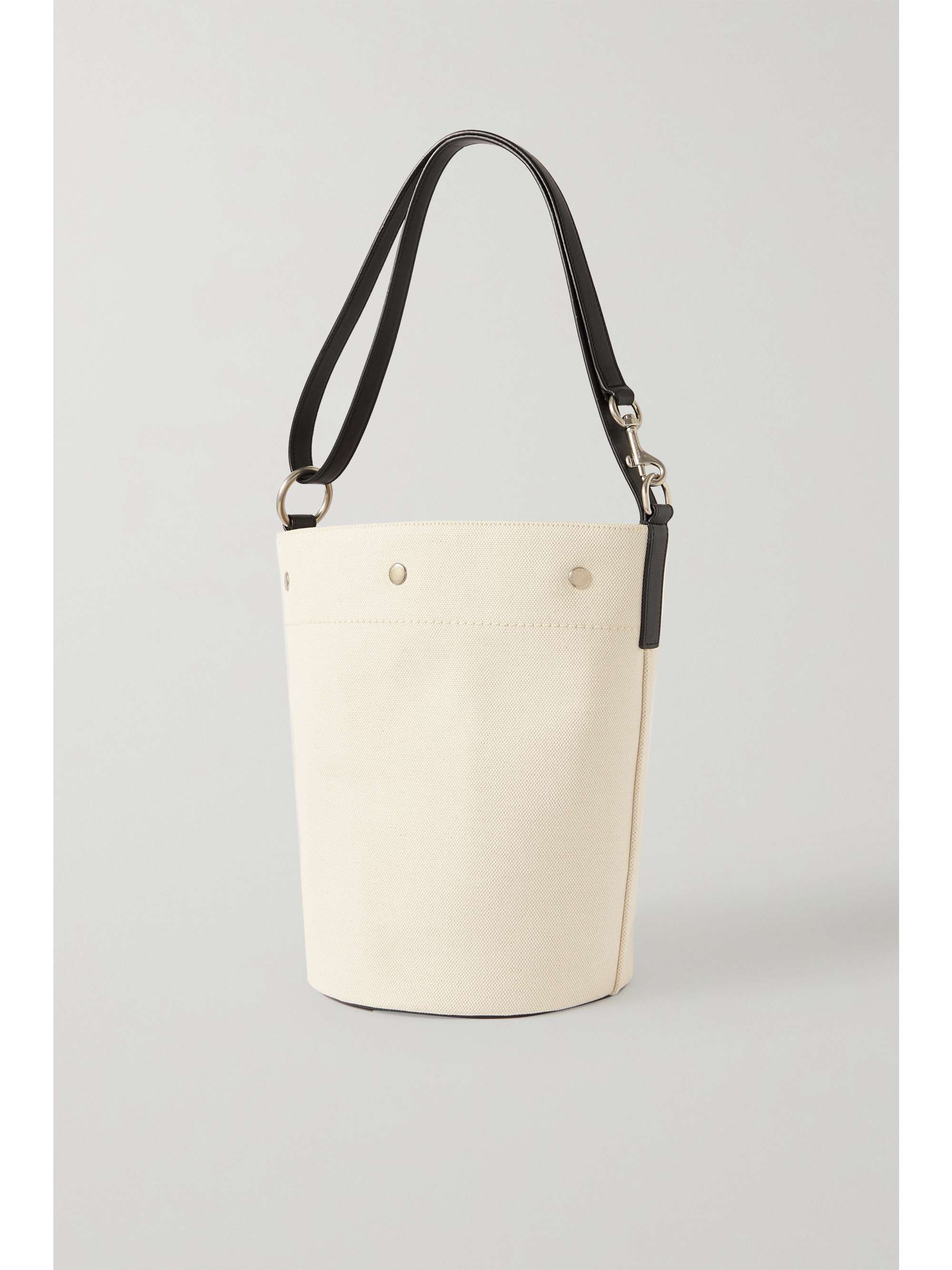 rive gauche large tote bag in printed canvas and leather