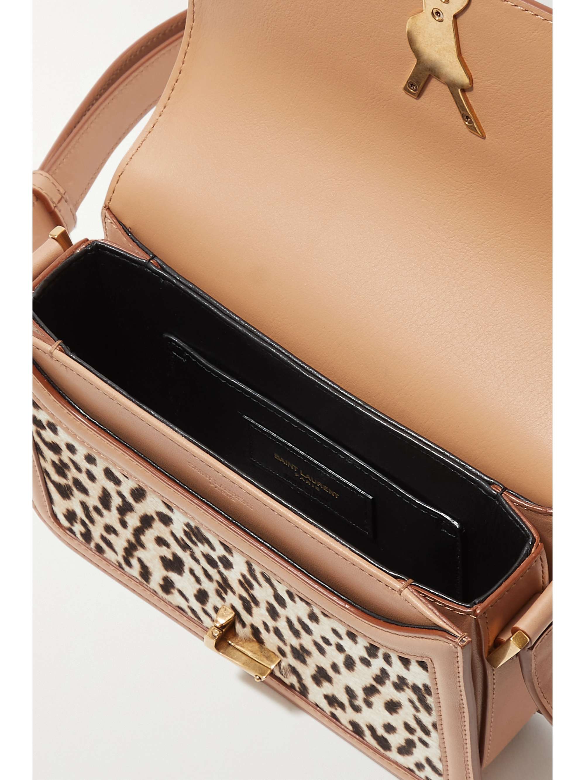 saint laurent leopard bag