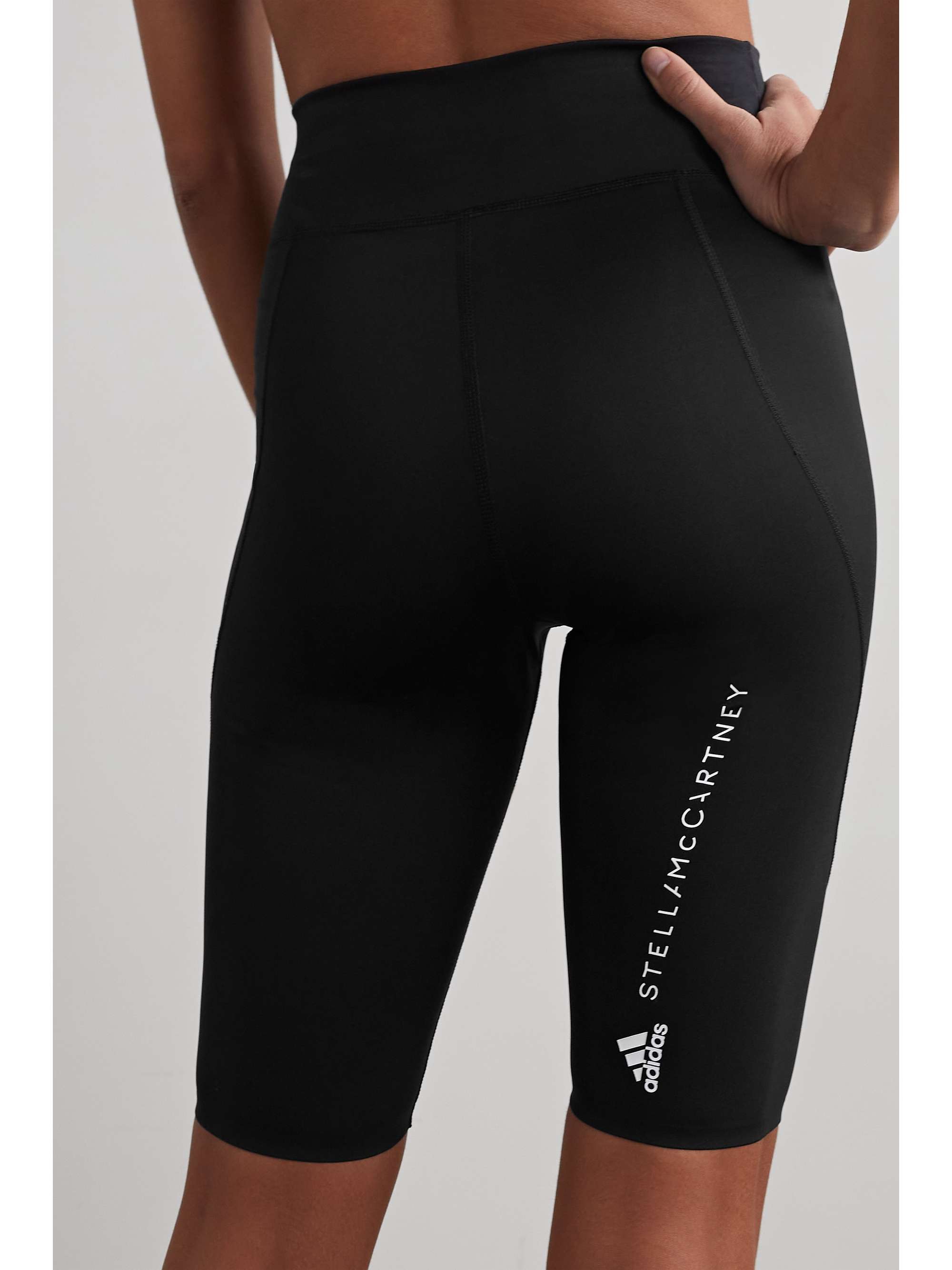 ADIDAS BY STELLA MCCARTNEY + NET SUSTAIN TruePurpose perforated recycled stretch shorts