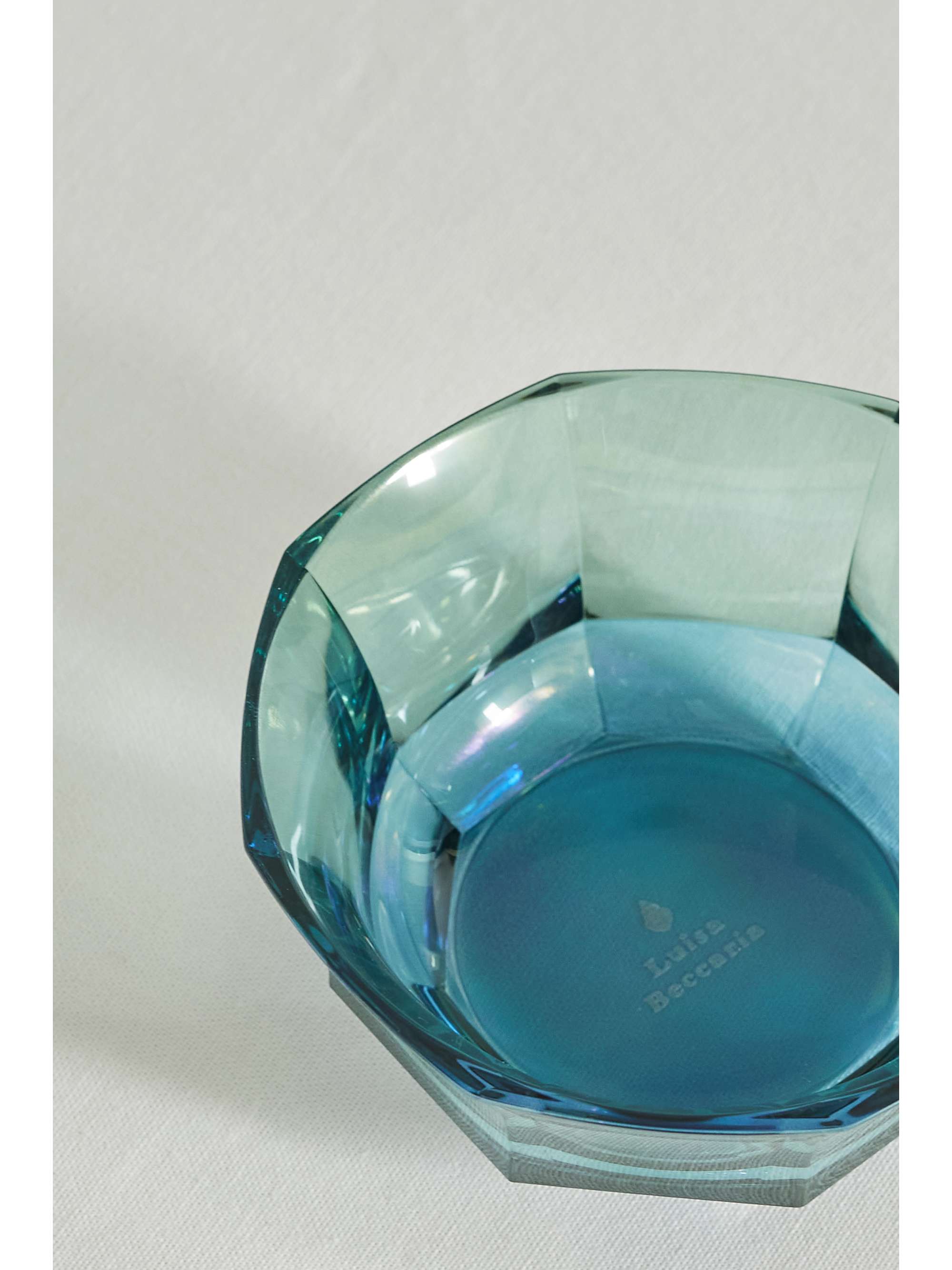 LUISA BECCARIA Bol en cristal dégradé, 12,8 cm