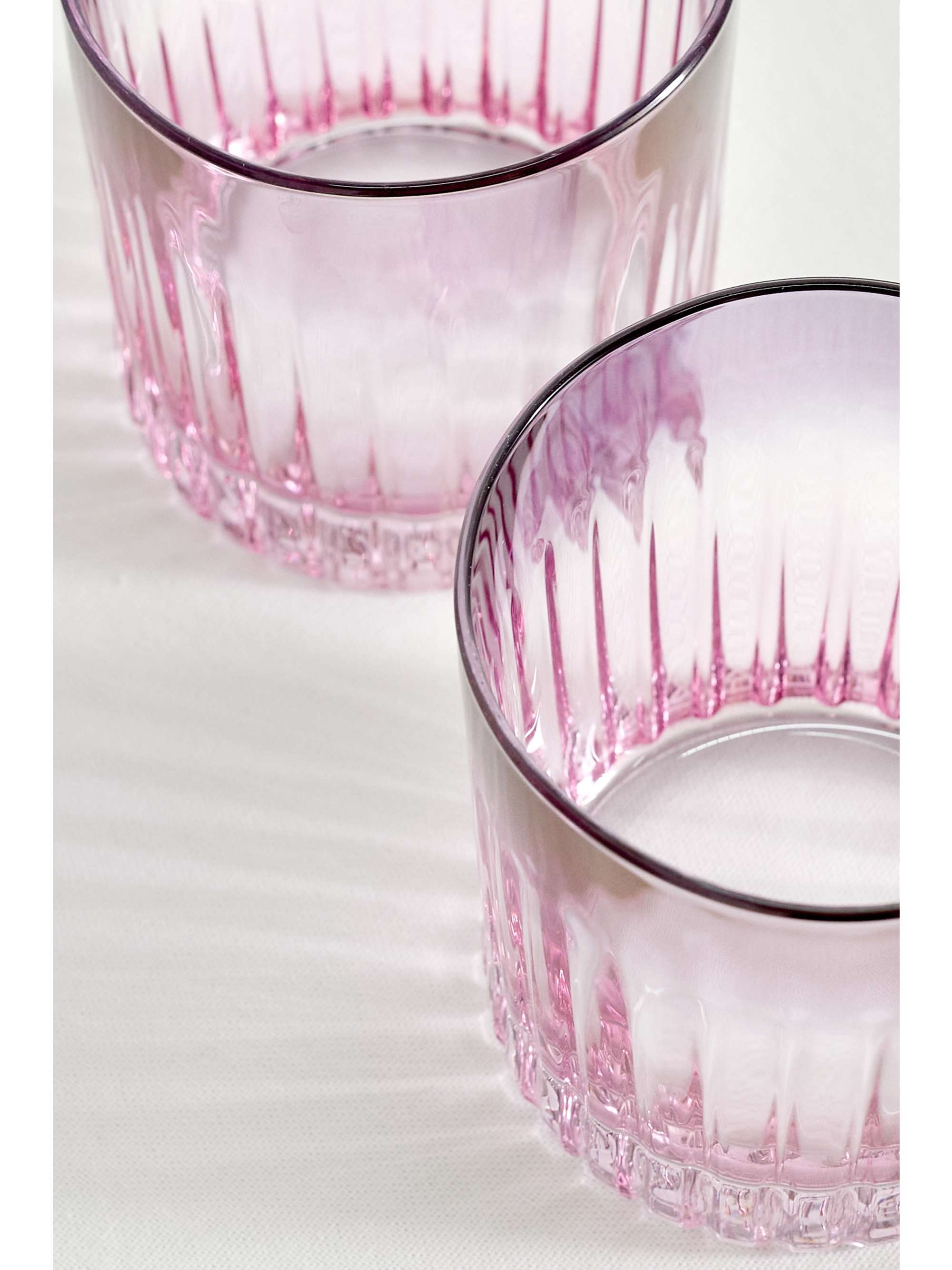 LUISA BECCARIA Set de deux verres en verre dégradé Small