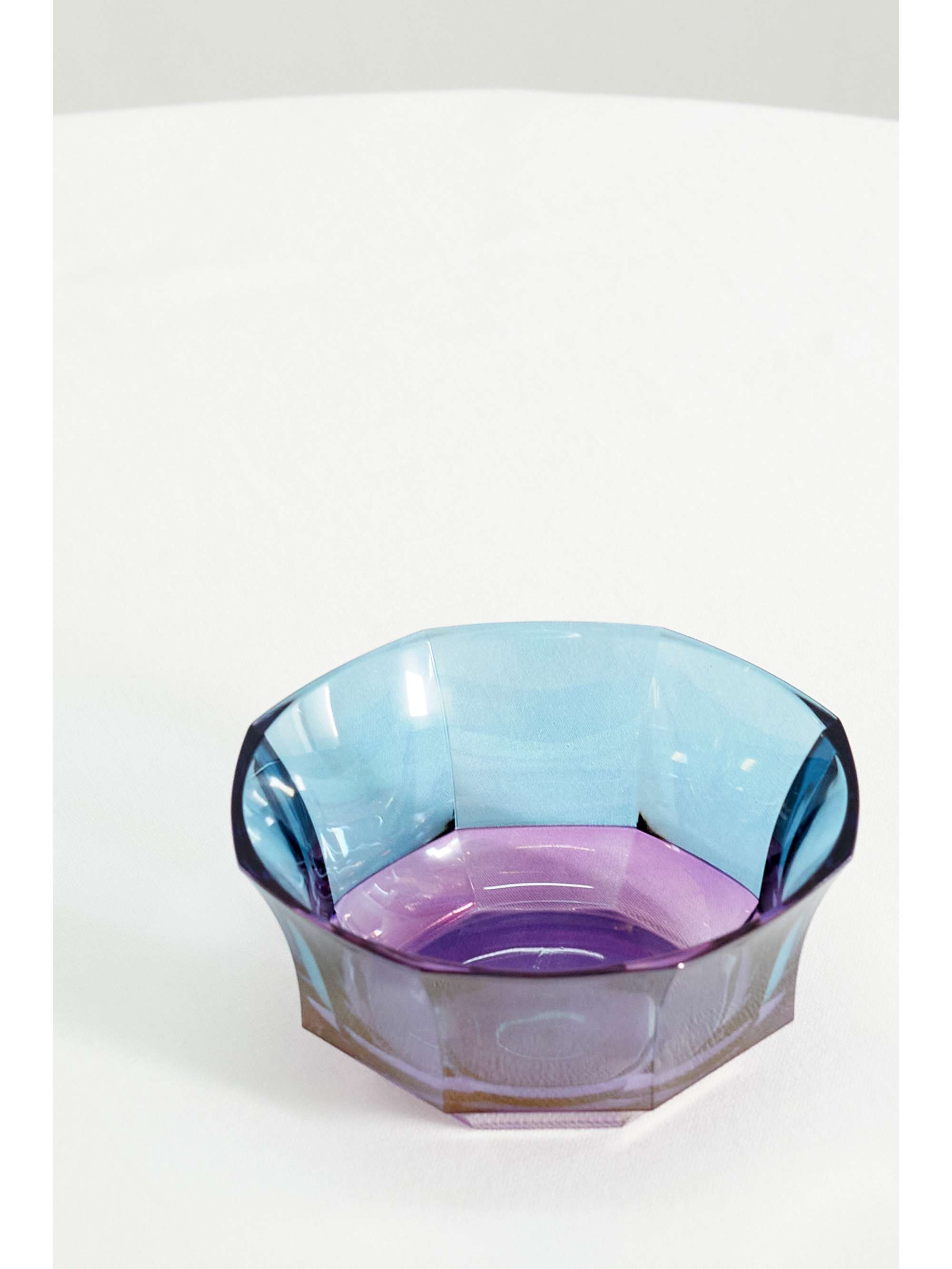 LUISA BECCARIA Bol en cristal dégradé, 12,8 cm