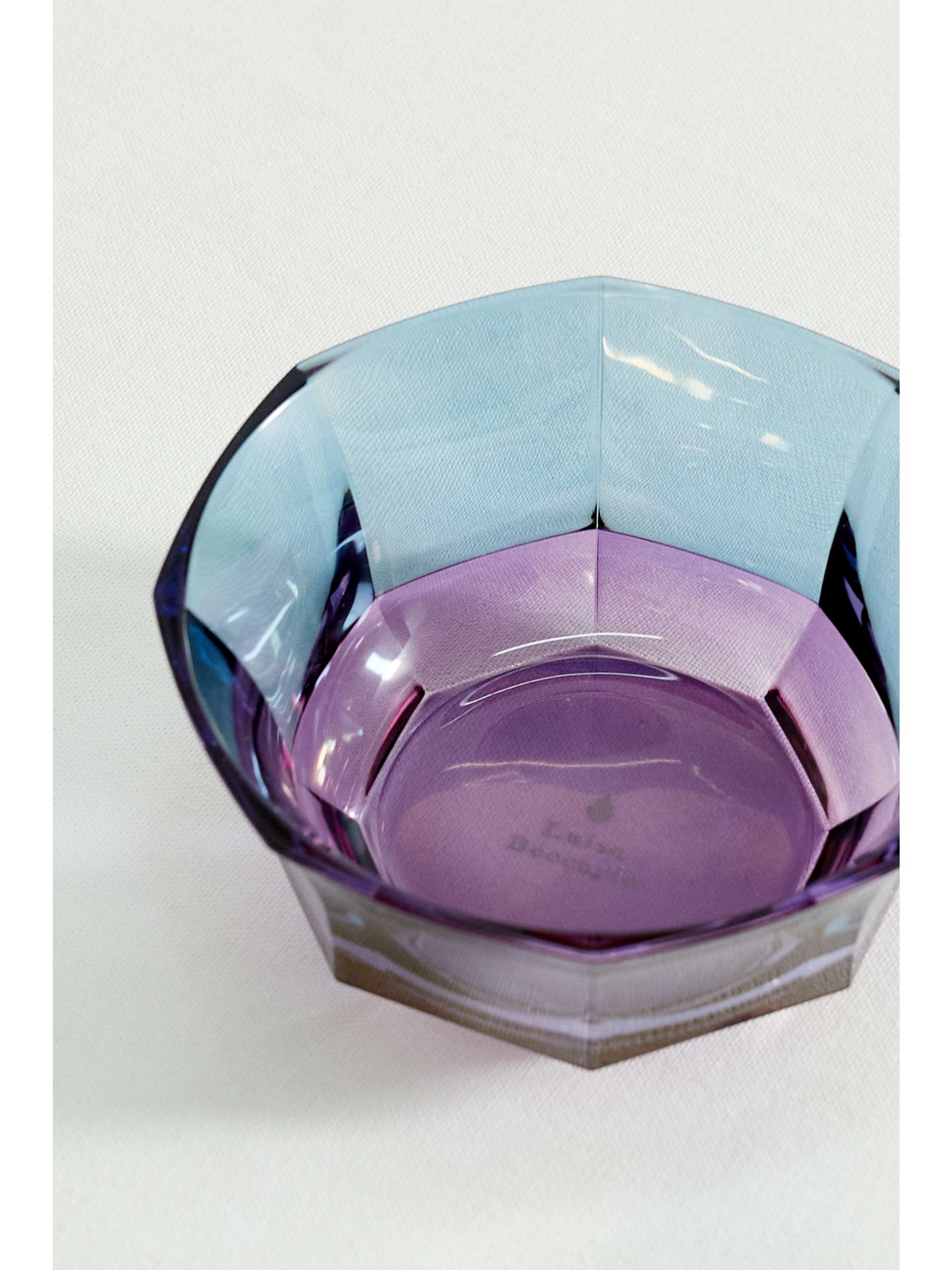 LUISA BECCARIA Bol en cristal dégradé, 12,8 cm