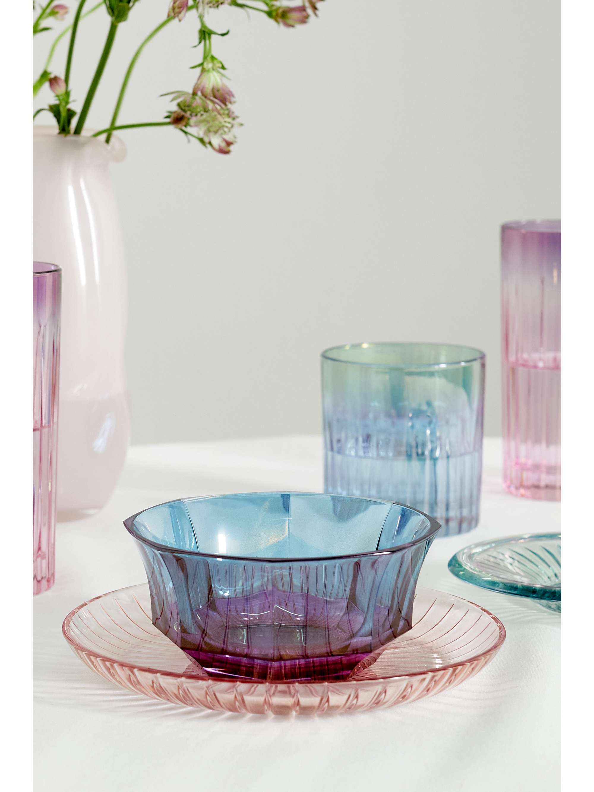 LUISA BECCARIA Bol en cristal dégradé, 12,8 cm