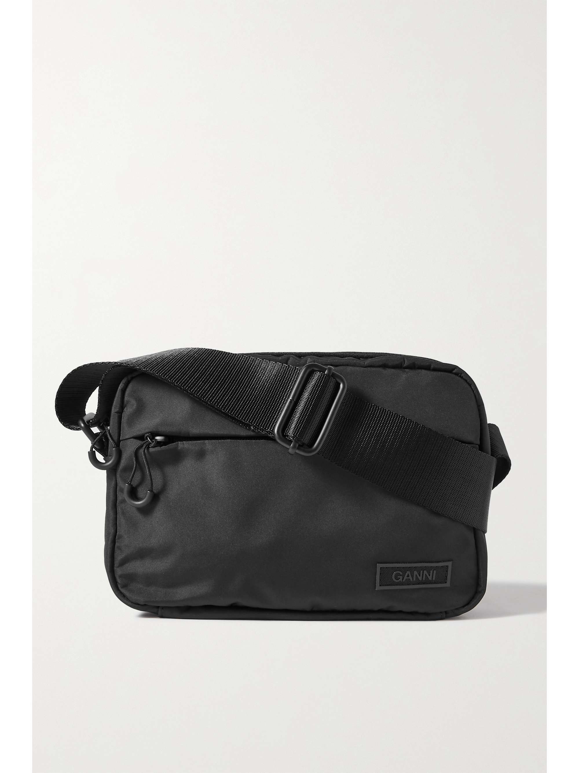 GANNI Recycled shell shoulder bag | NET-A-PORTER