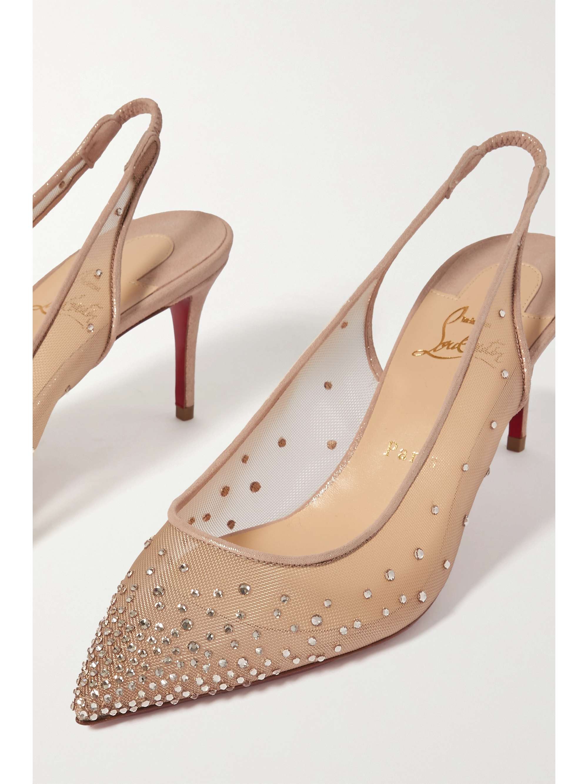 strass louboutin shoes