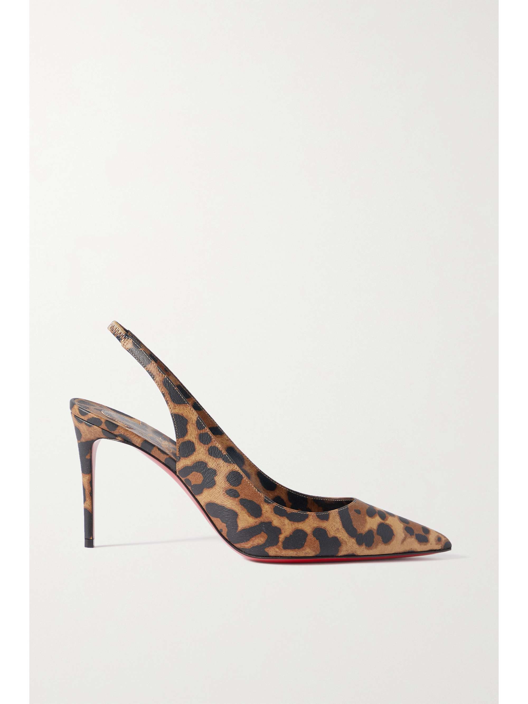 leopard print slingback