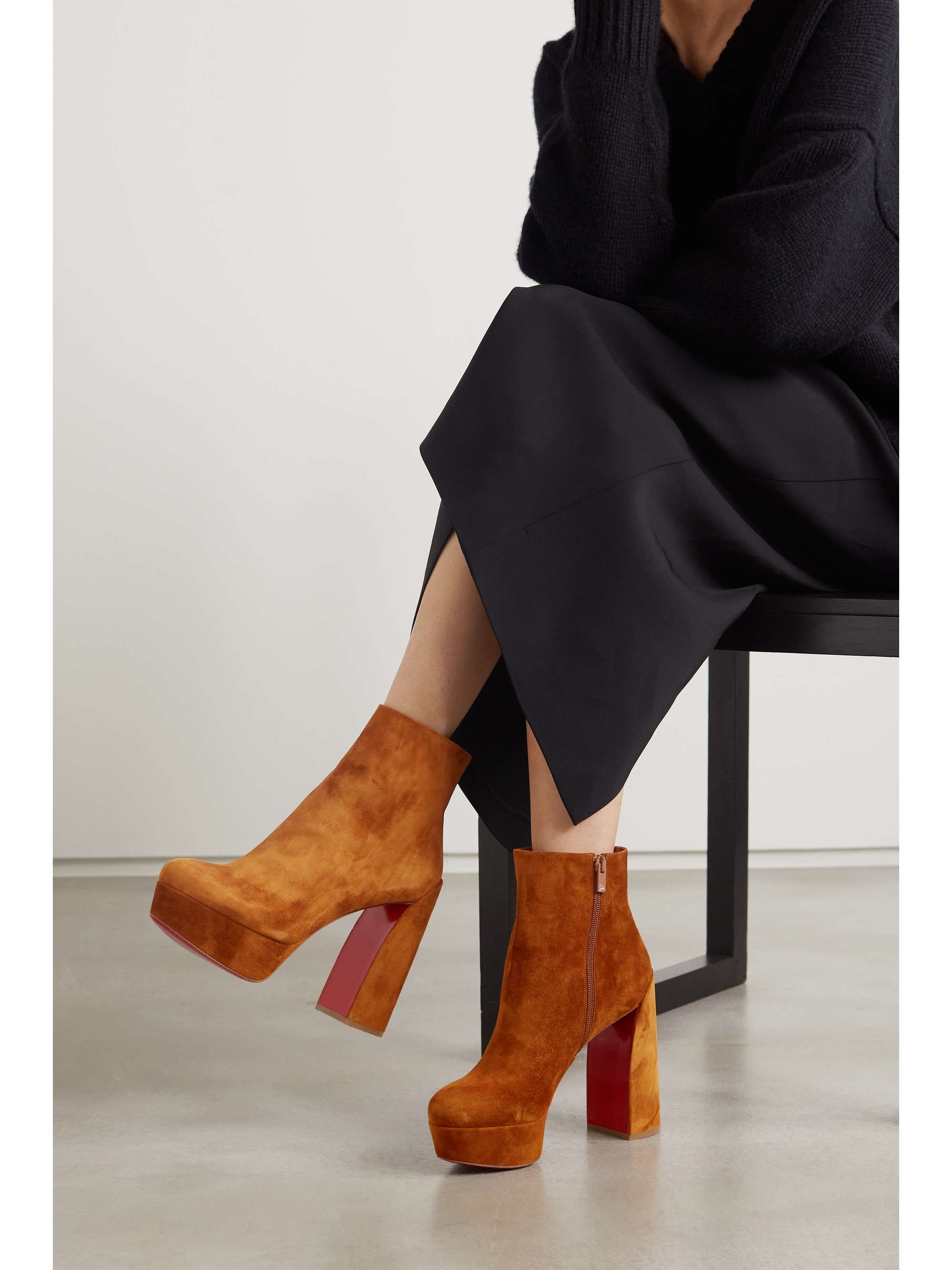 Christian Louboutin Movida 130 Suede Boots